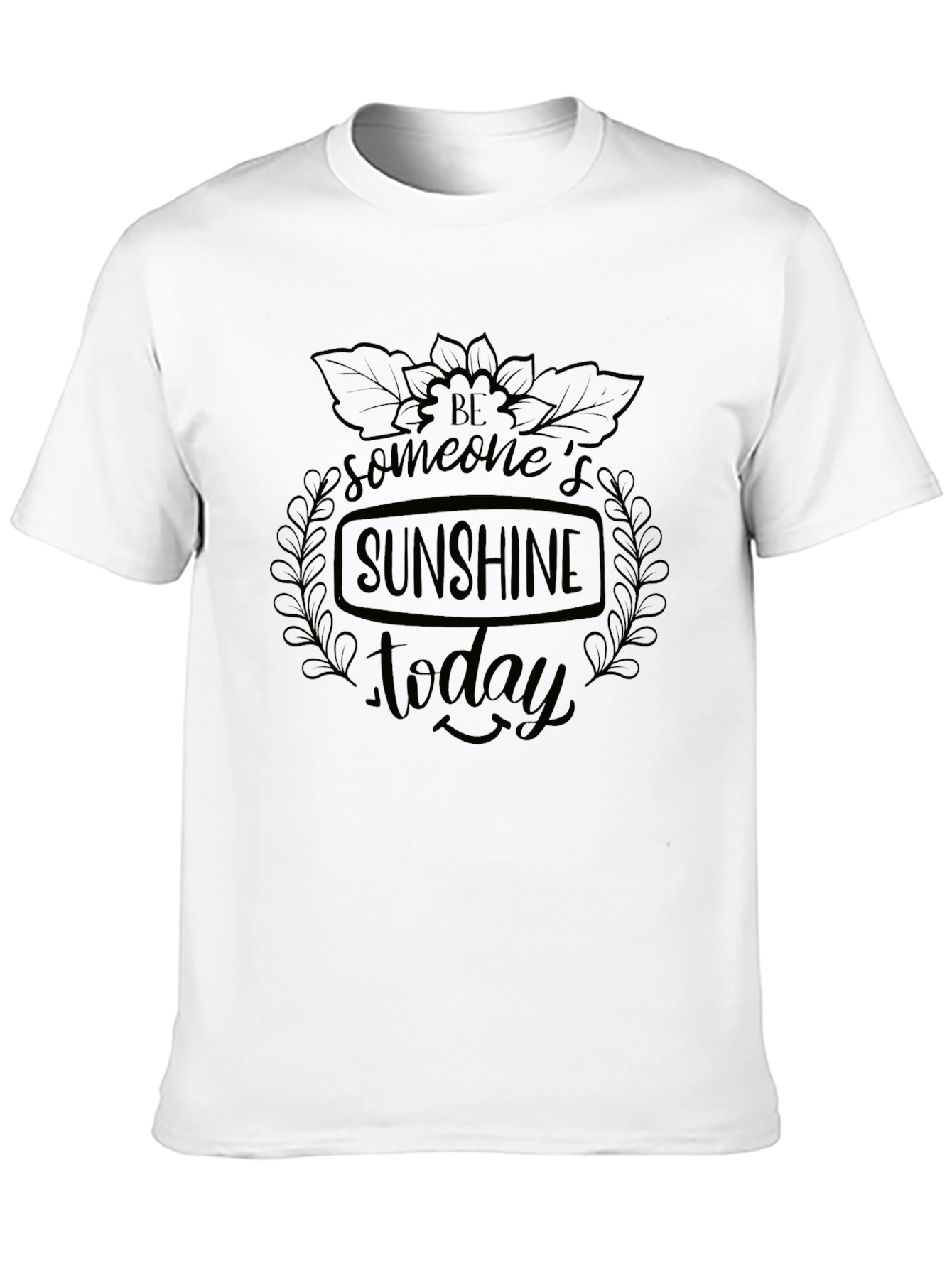Be Someones Sunshine Today Black T-Shirt