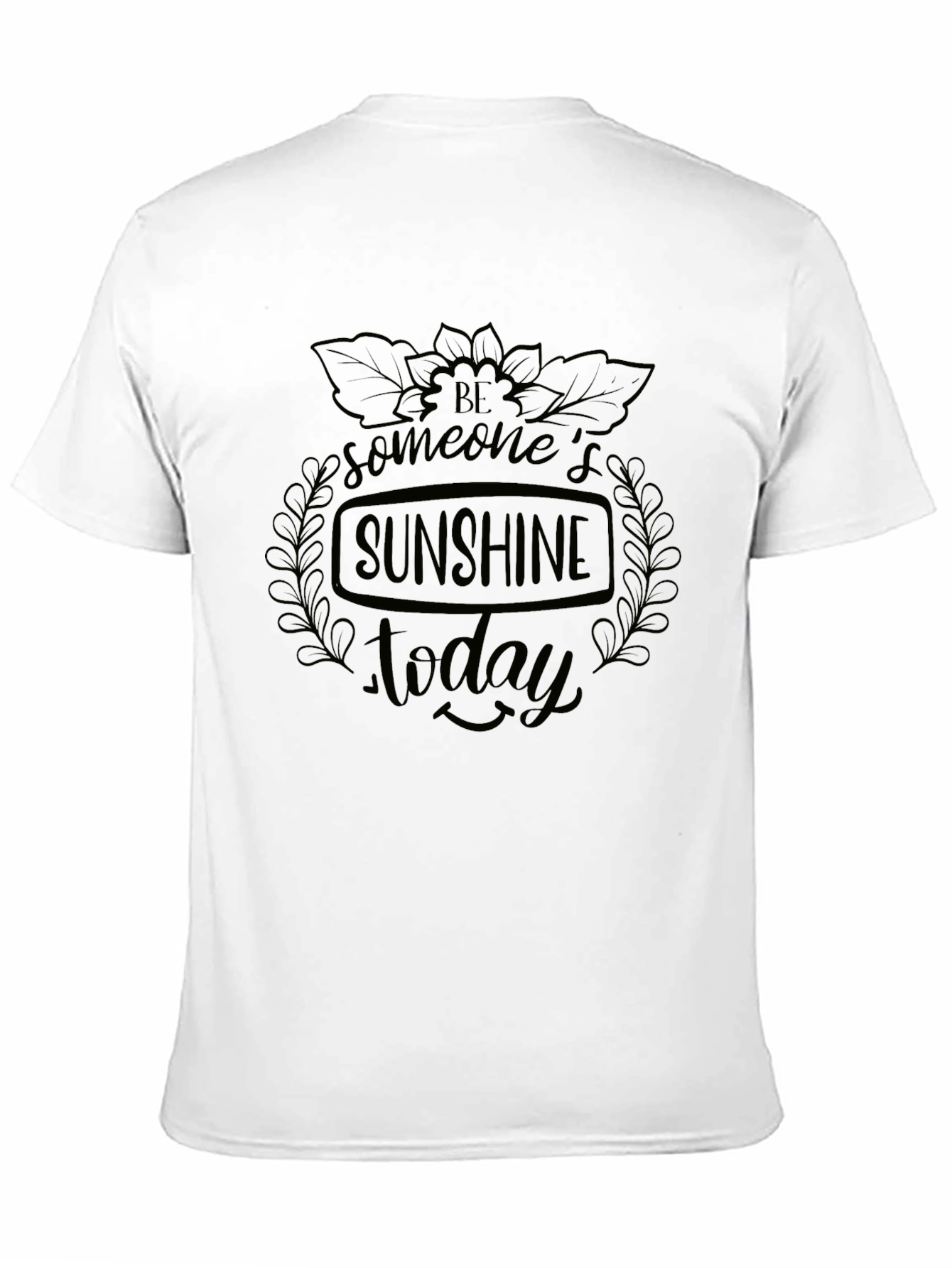 Be Someones Sunshine Today Black T-Shirt