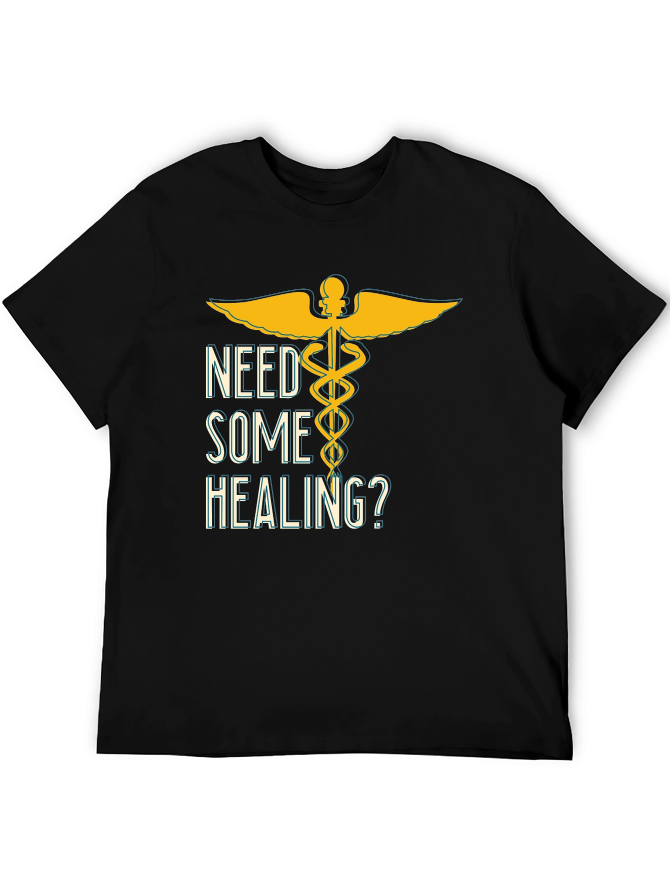Need Some Healing? Graphic T-Shirt - Black