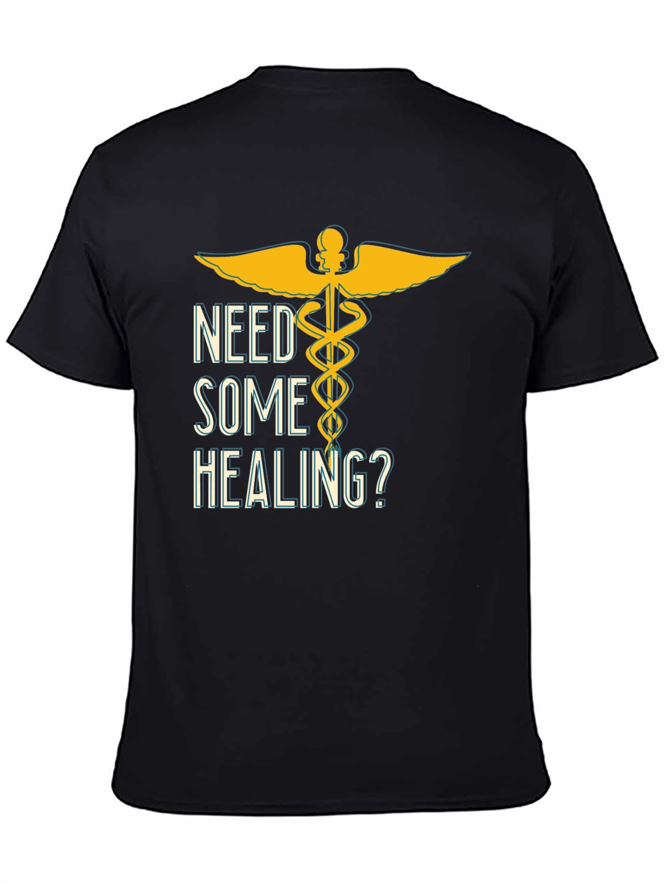 Need Some Healing? Graphic T-Shirt - Black