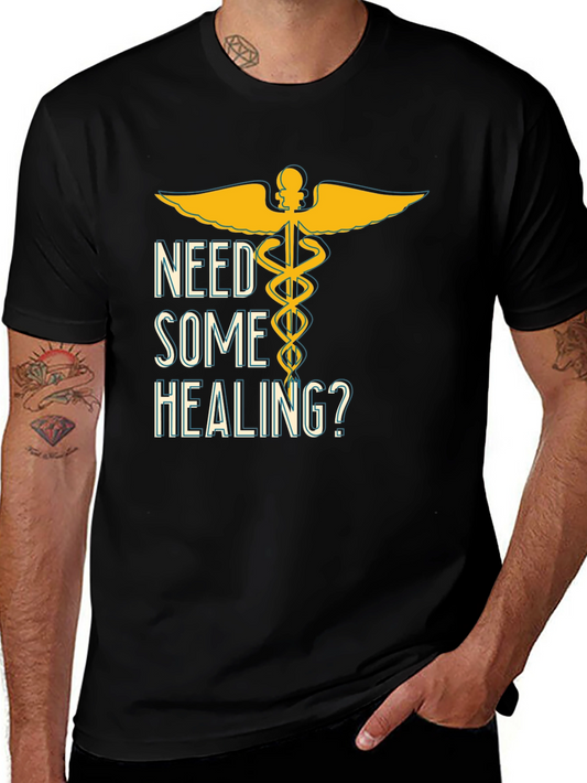 Need Some Healing? Graphic T-Shirt - Black