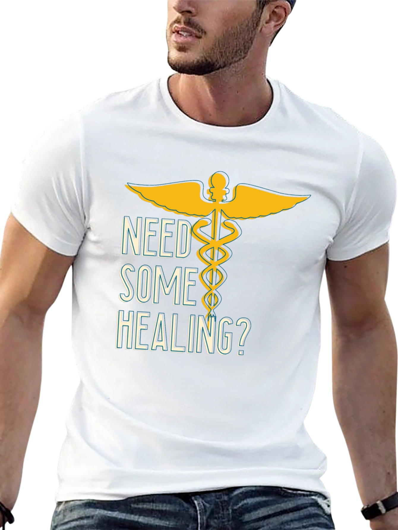 Need Some Healing? Graphic T-Shirt - Black