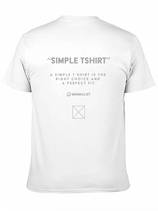 Simple Minimalist Black T-Shirt