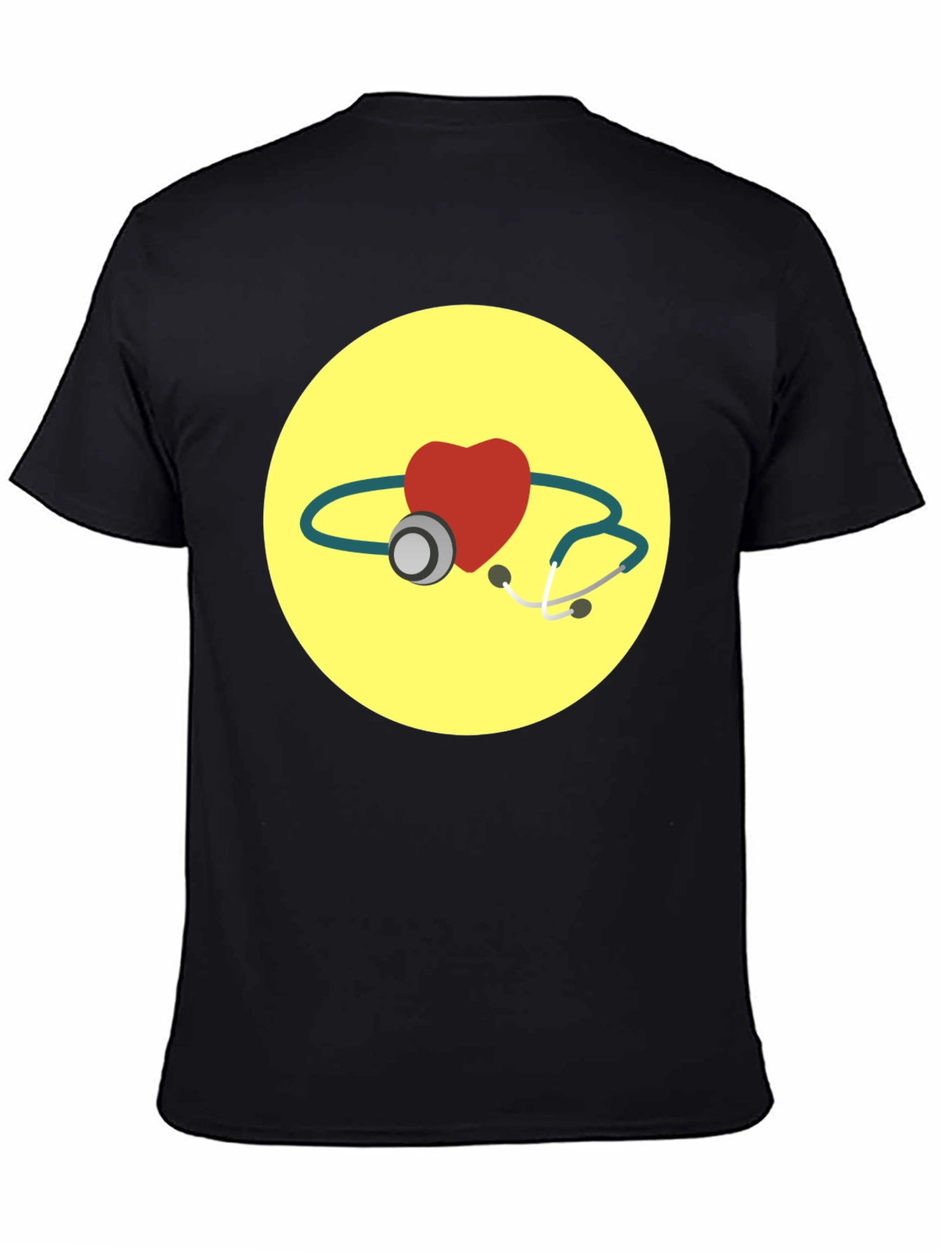 Heart & Stethoscope Graphic T-Shirt
