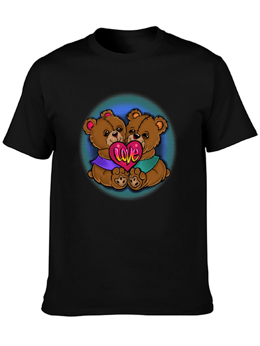 Love Bears Graphic T-Shirt - Black
