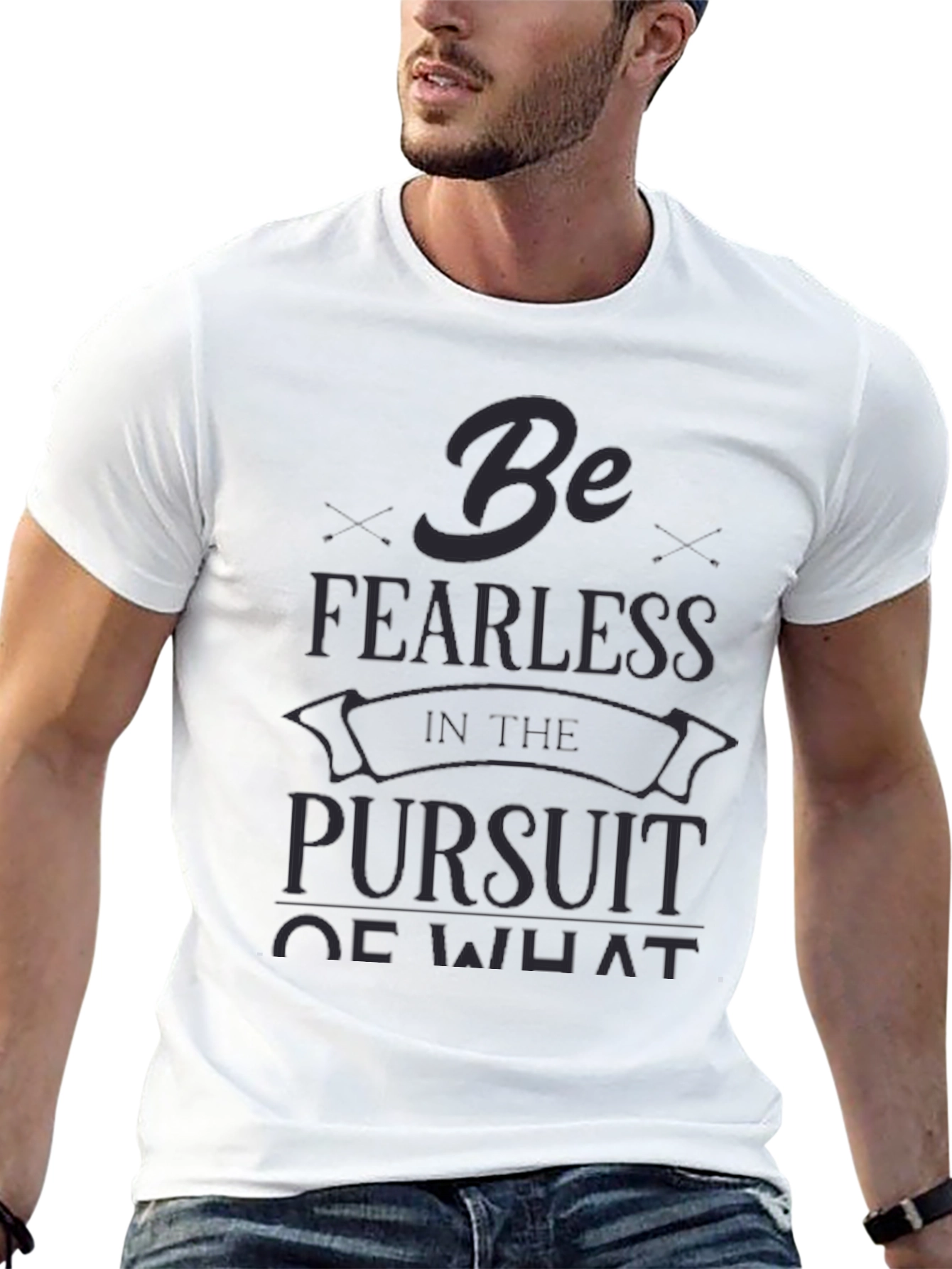 Be Fearless T-Shirt - Inspirational Graphic Tee