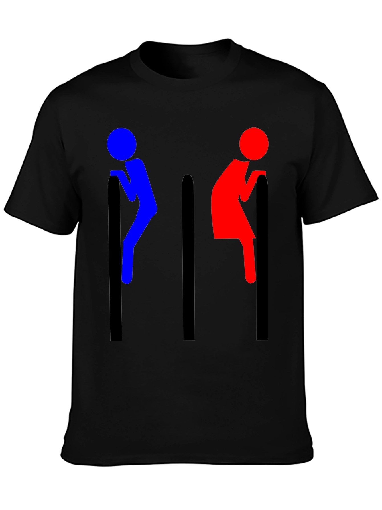 Funny Toilet Sign T-Shirt - Humor Tee