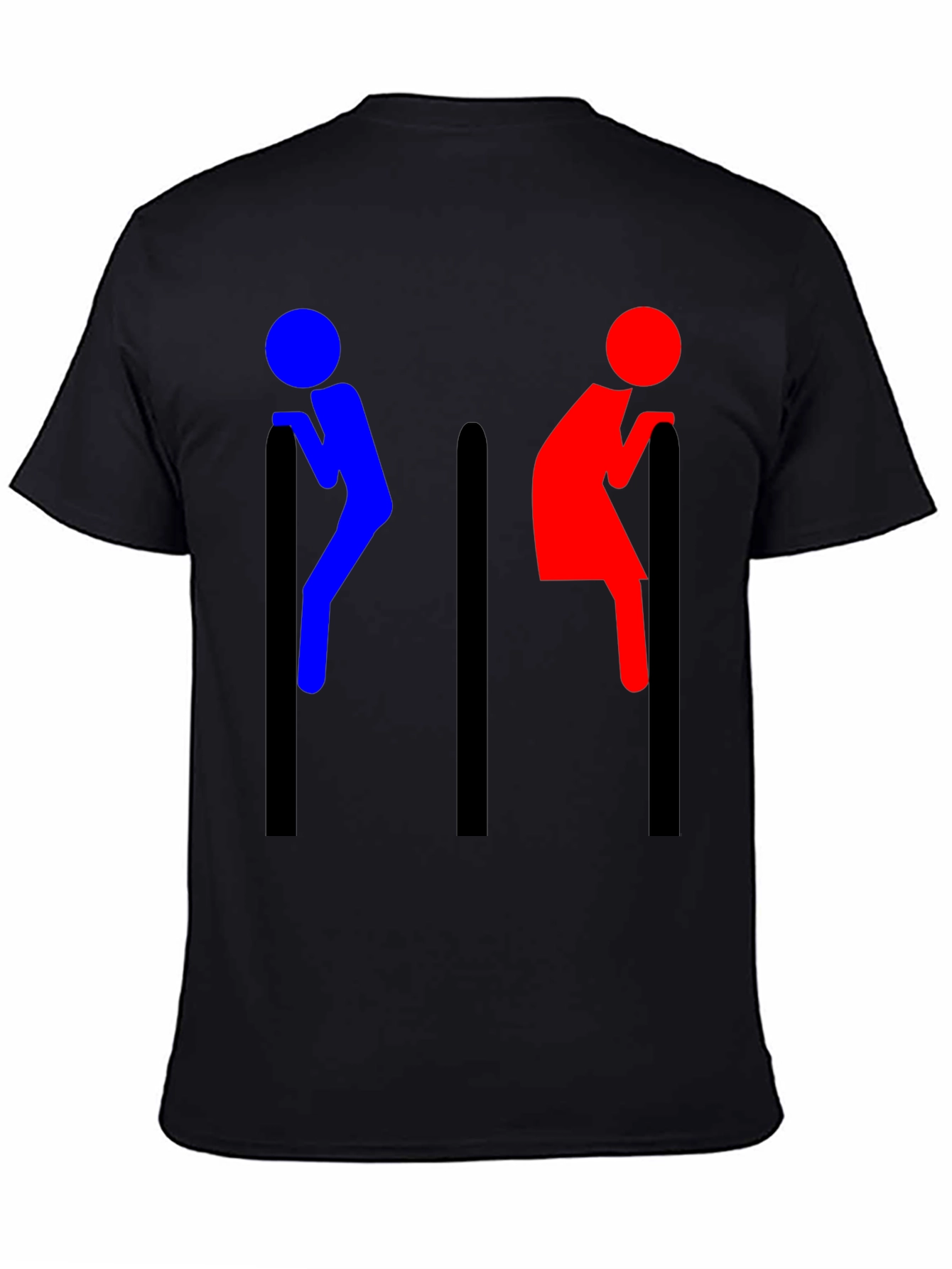 Funny Toilet Sign T-Shirt - Humor Tee
