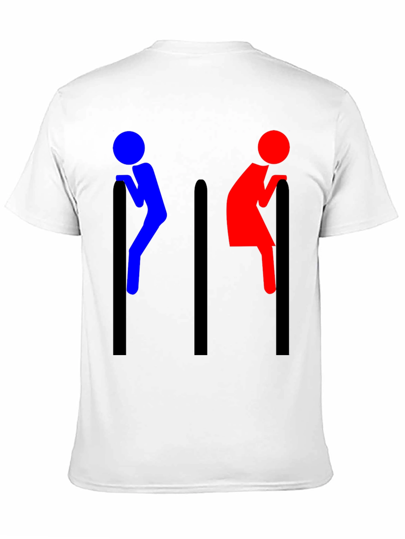 Funny Toilet Sign T-Shirt - Humor Tee