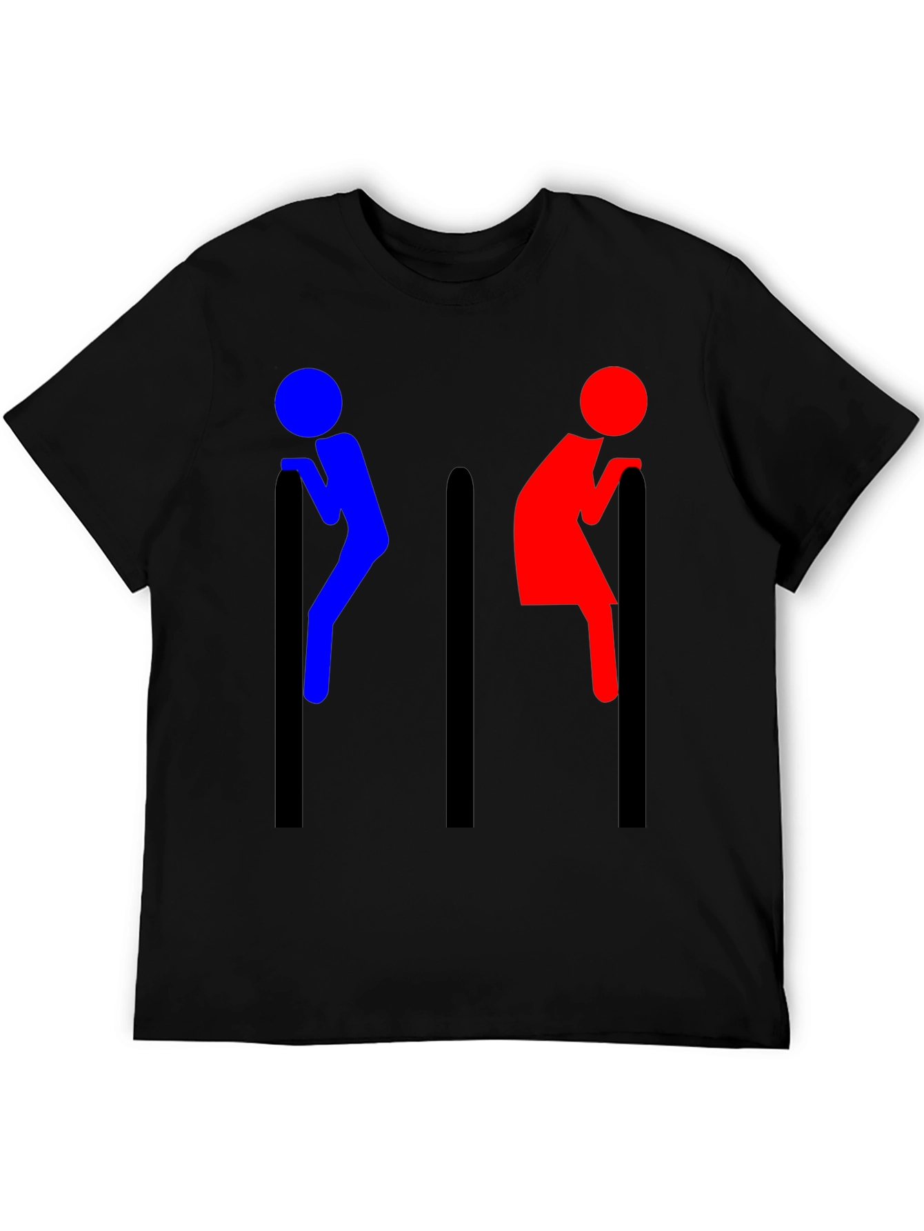 Funny Toilet Sign T-Shirt - Humor Tee