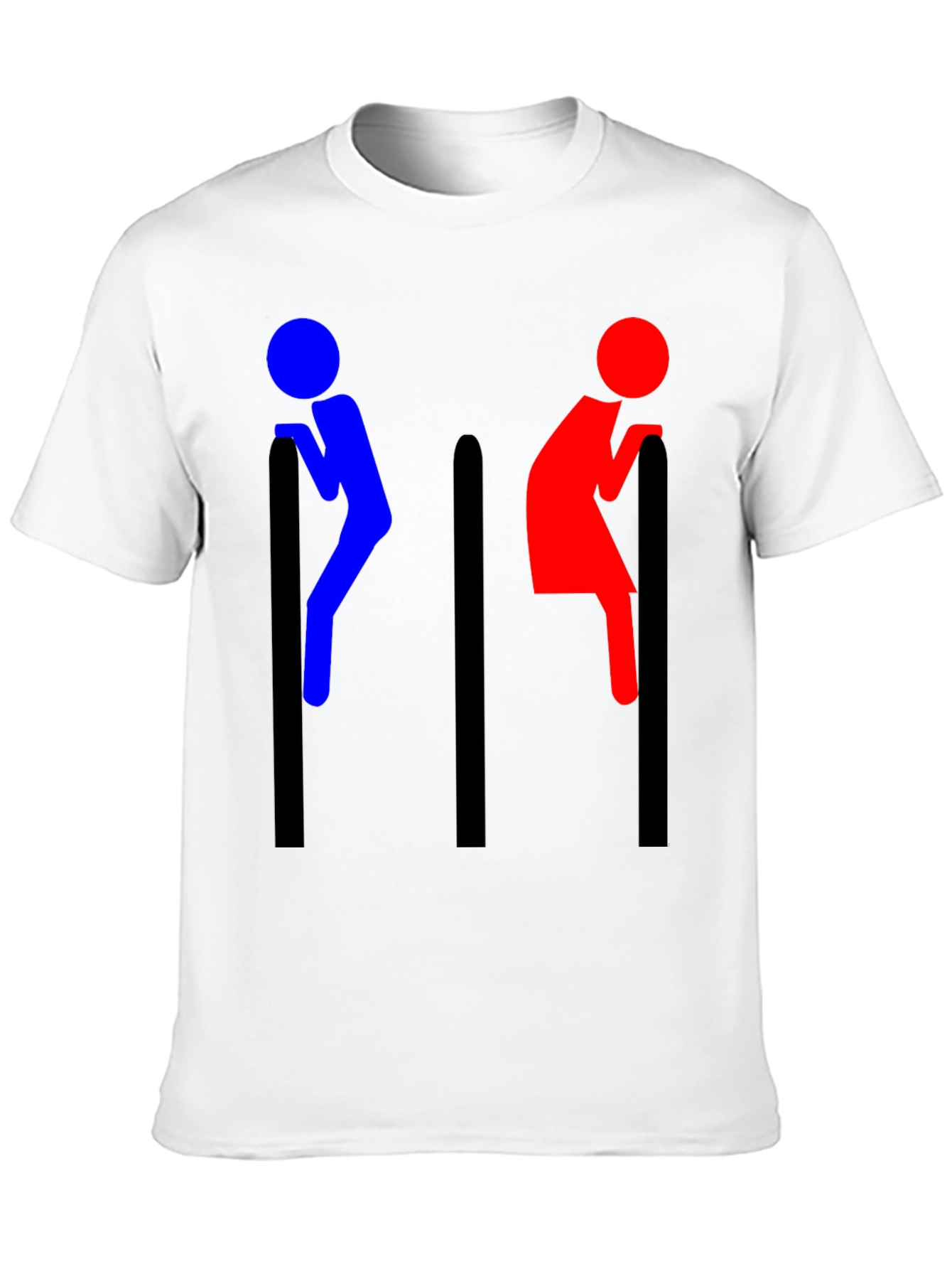 Funny Toilet Sign T-Shirt - Humor Tee