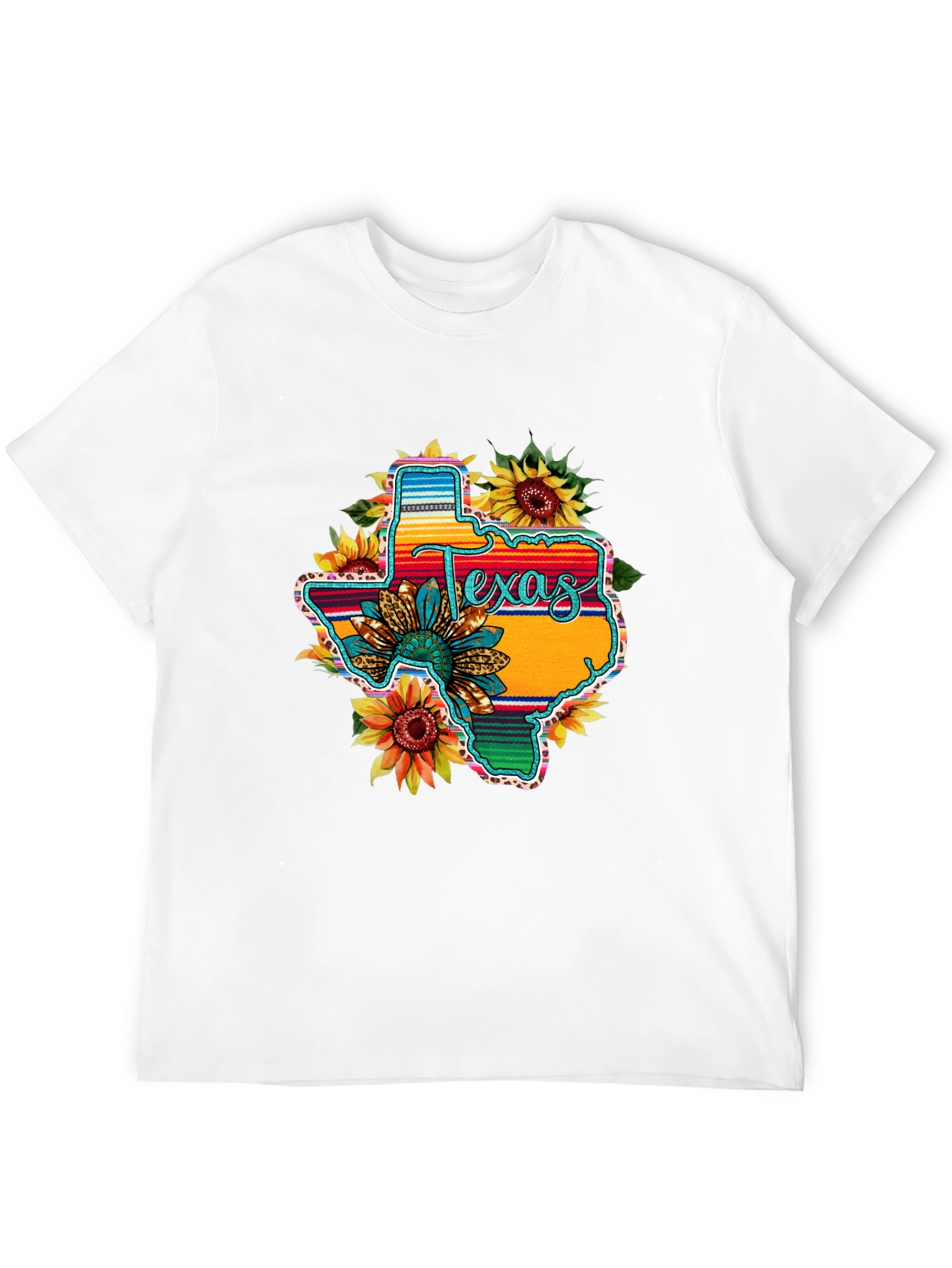 Texas Sunflower Graphic Tee - Stylish Comfort
