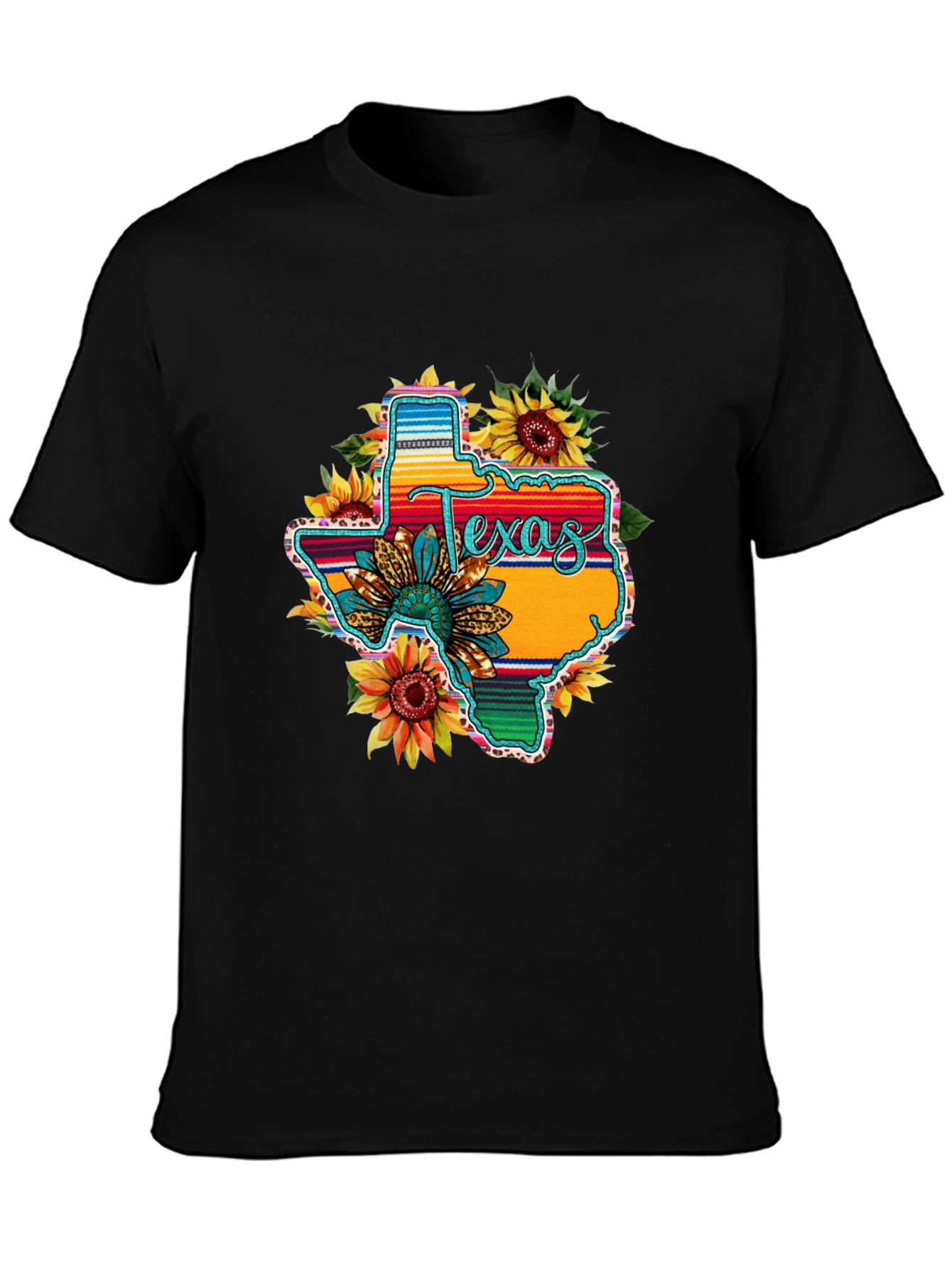 Texas Sunflower Graphic Tee - Stylish Comfort