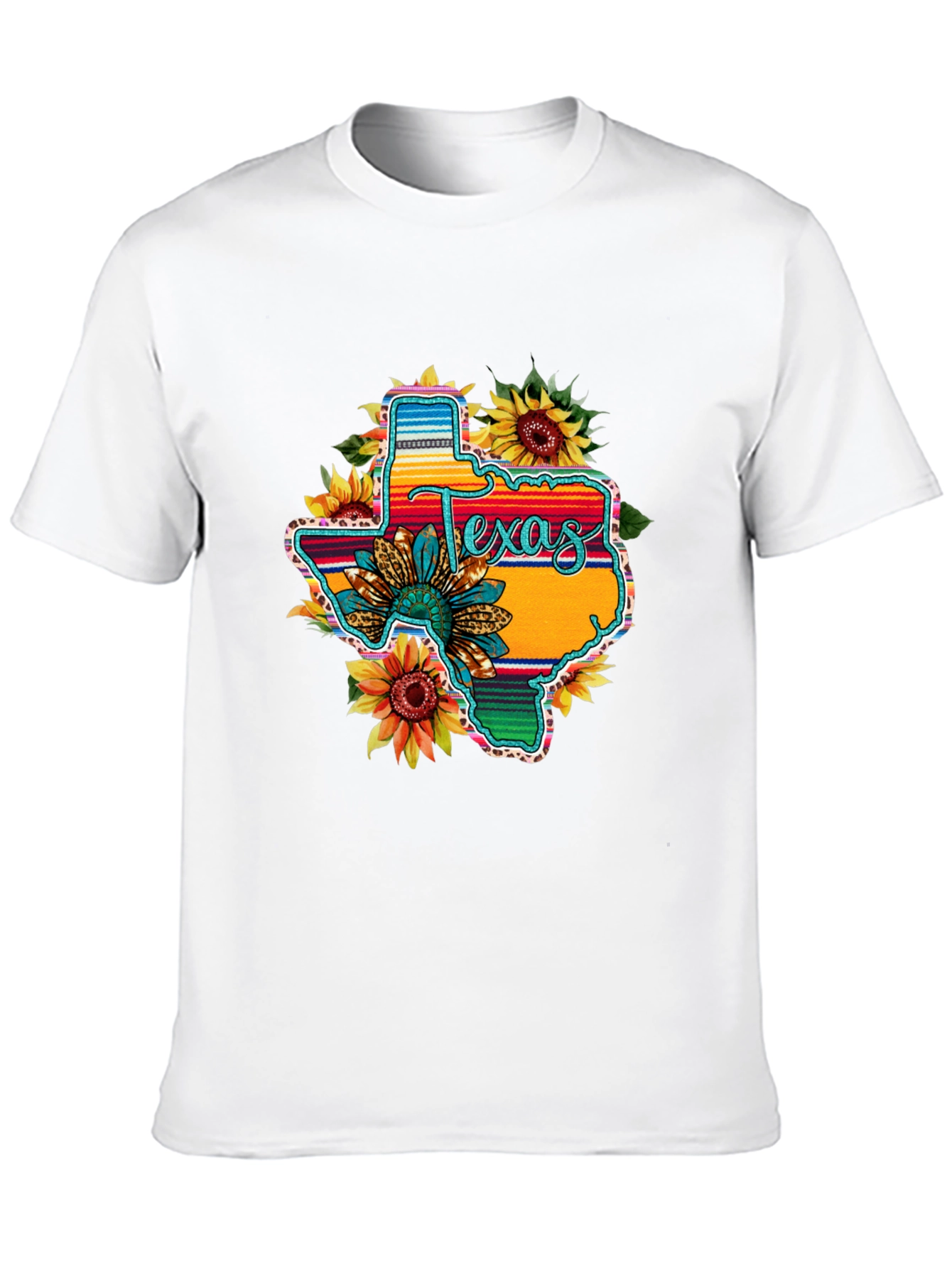 Texas Sunflower Graphic Tee - Stylish Comfort