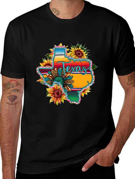 Texas Sunflower Graphic Tee - Stylish Comfort