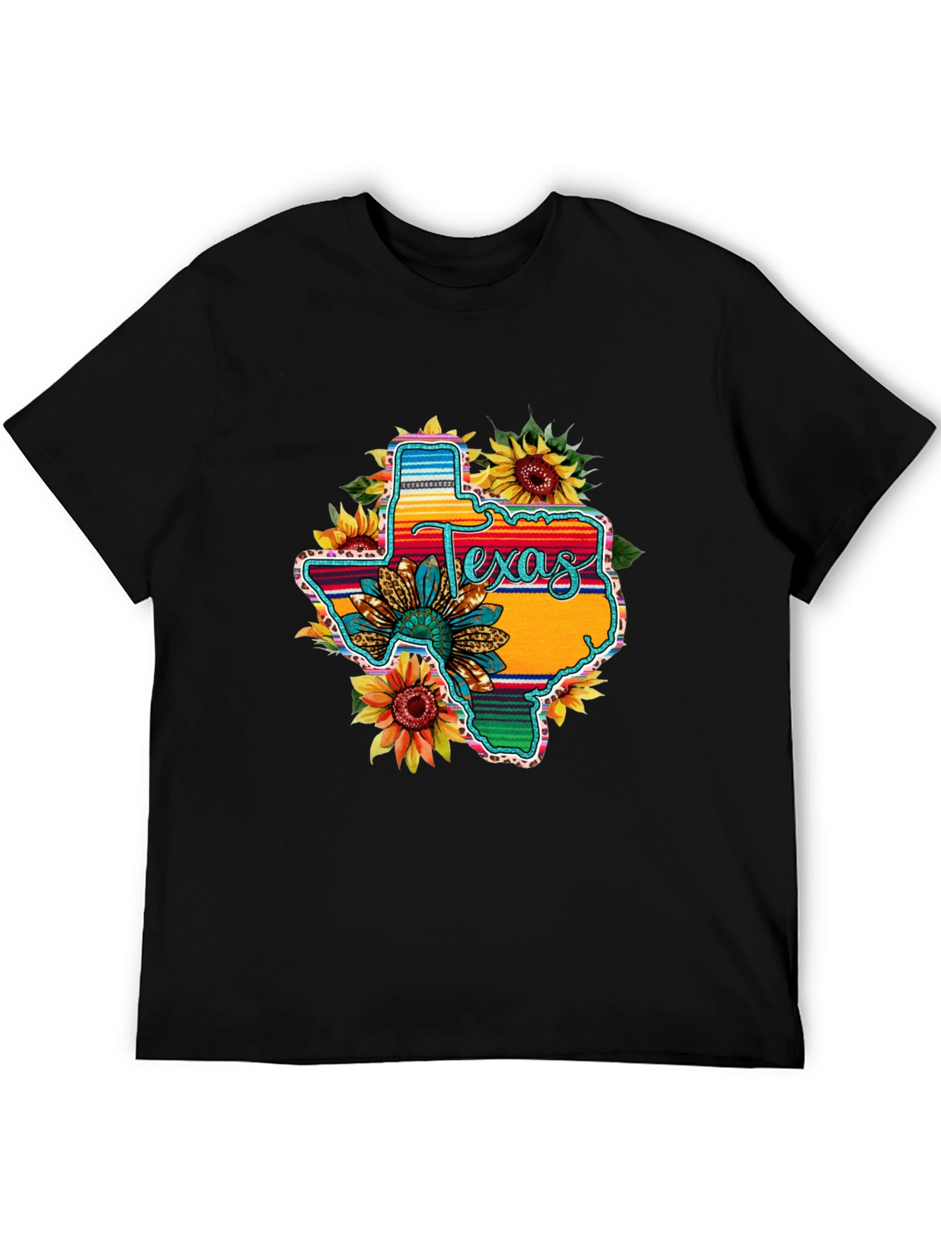 Texas Sunflower Graphic Tee - Stylish Comfort