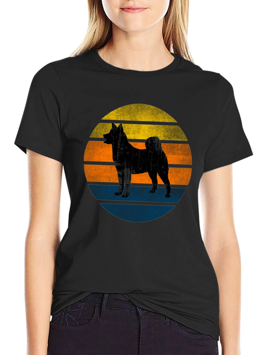 Vintage Dog Silhouette T-Shirt