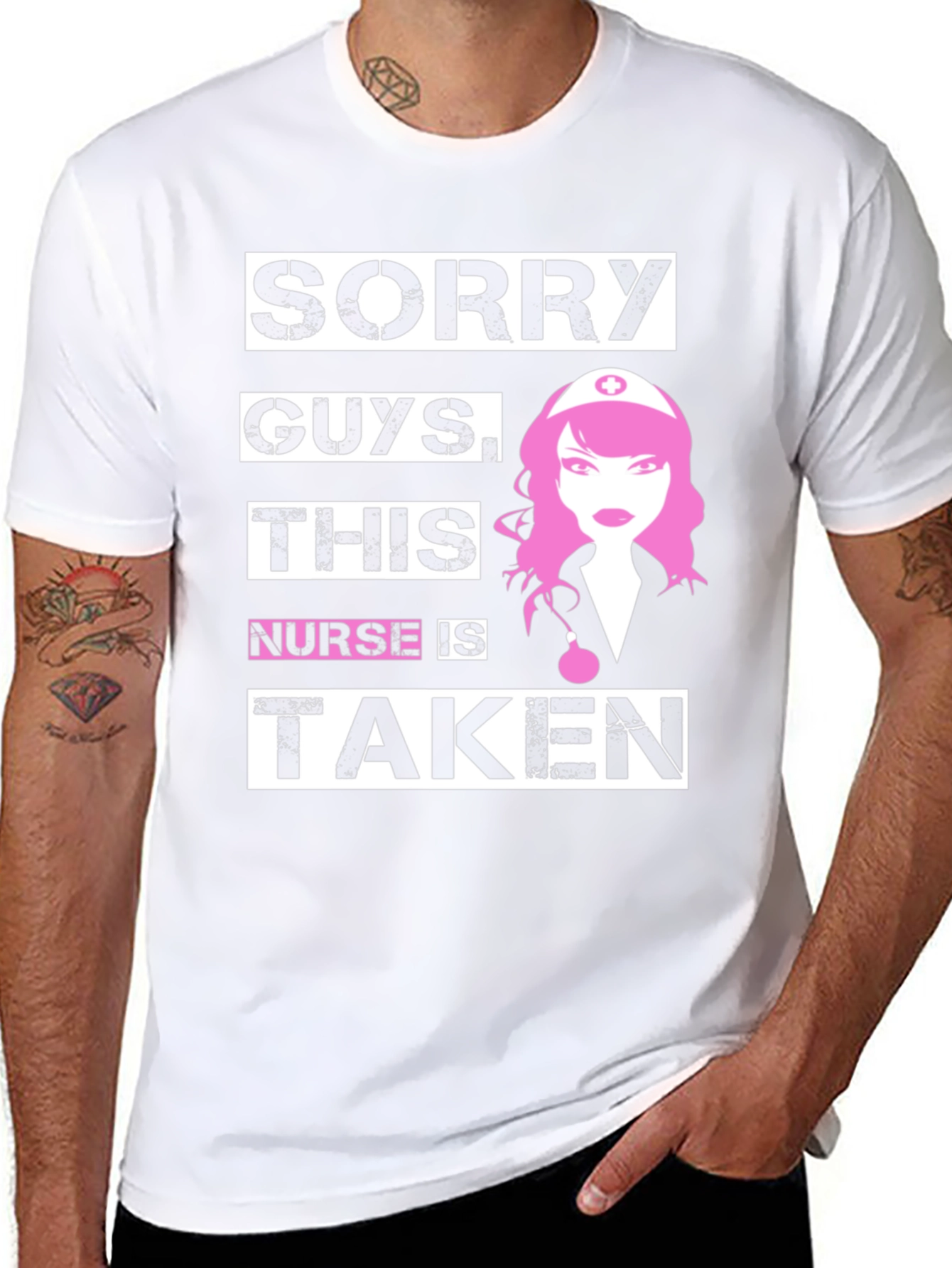 Sorry Guys Nurse Is Taken T-Shirt