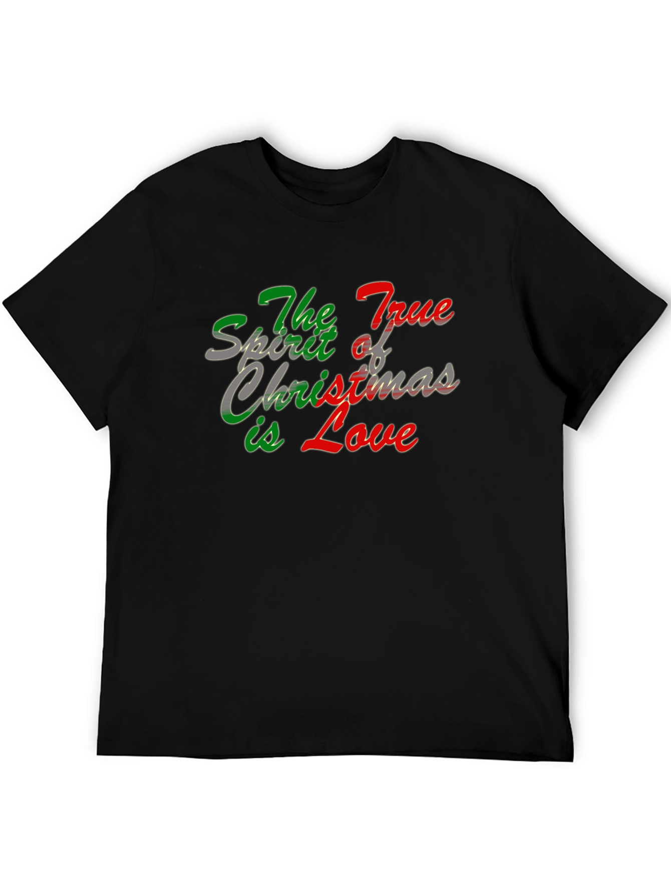 True Spirit Christmas Love Graphic T-Shirt