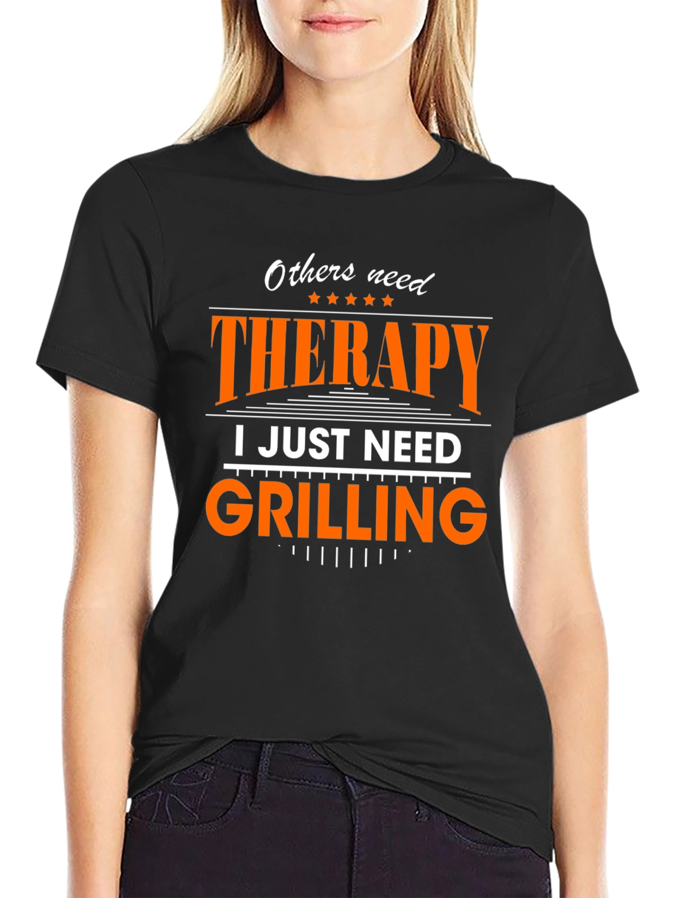 Therapy Grilling Black T-Shirt