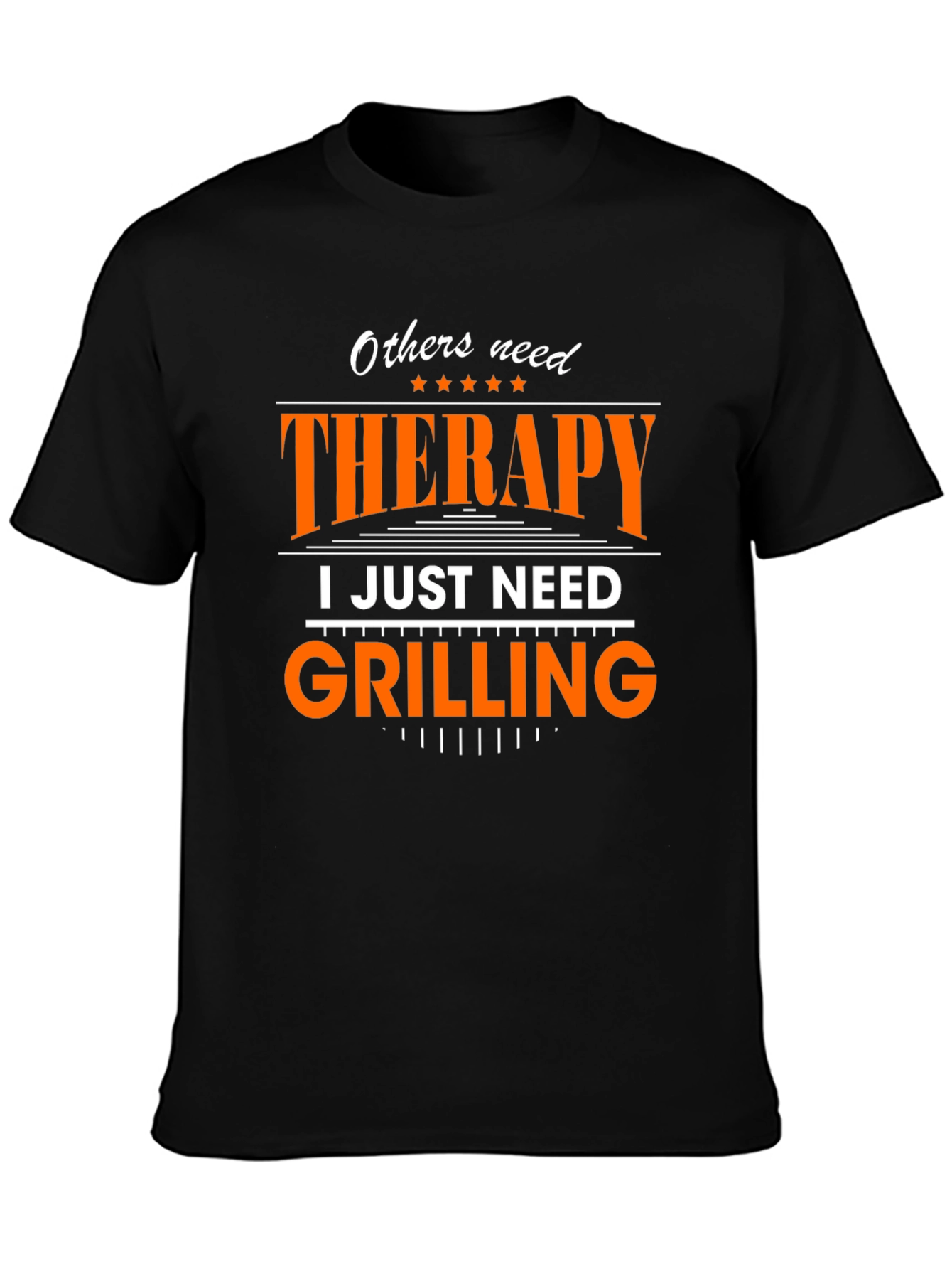 Therapy Grilling Black T-Shirt