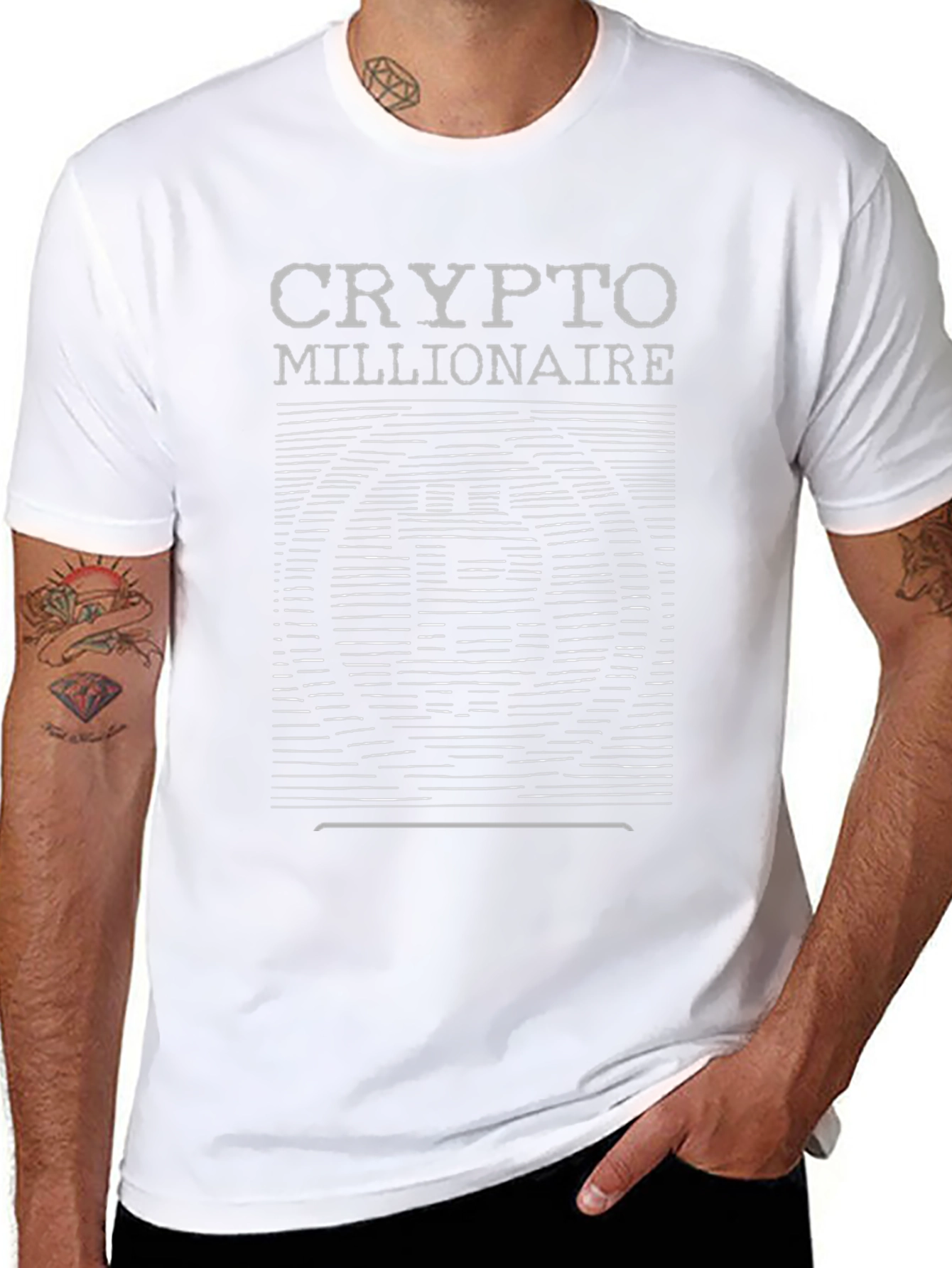 Crypto Millionaire Graphic Tee - Bitcoin Enthusiast T-Shirt