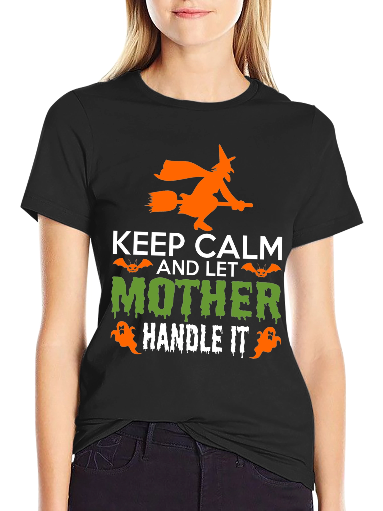 Keep Calm Mother Handle It Halloween T-Shirt