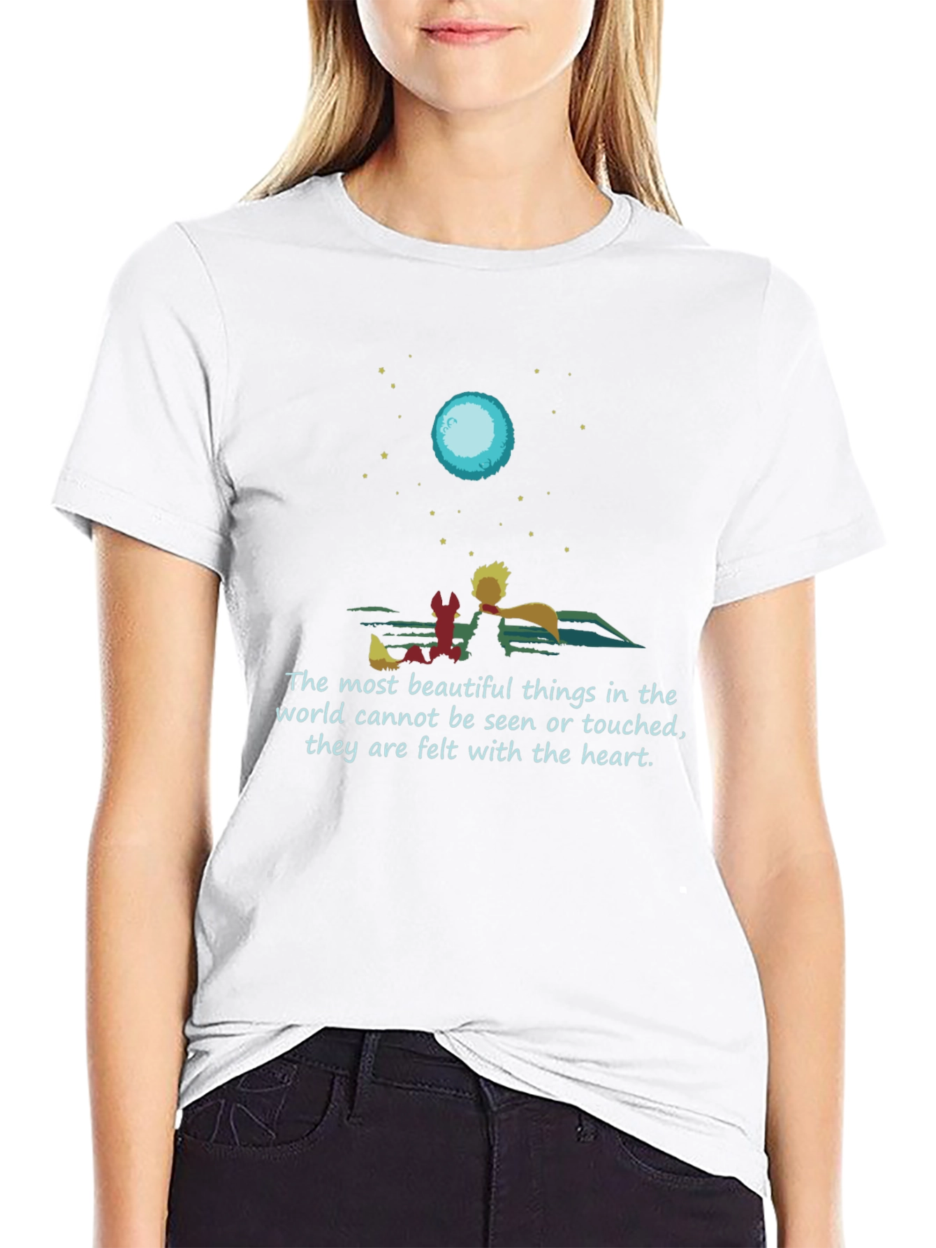 Little Prince T-Shirt: Felt With The Heart
