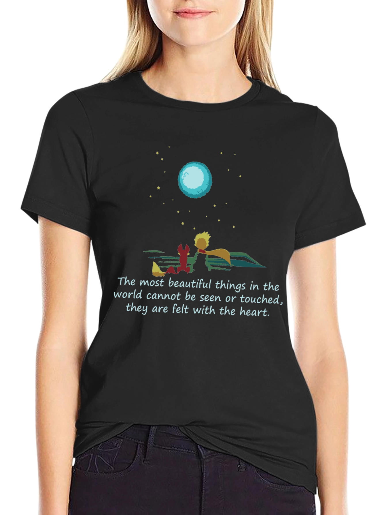 Little Prince T-Shirt: Felt With The Heart