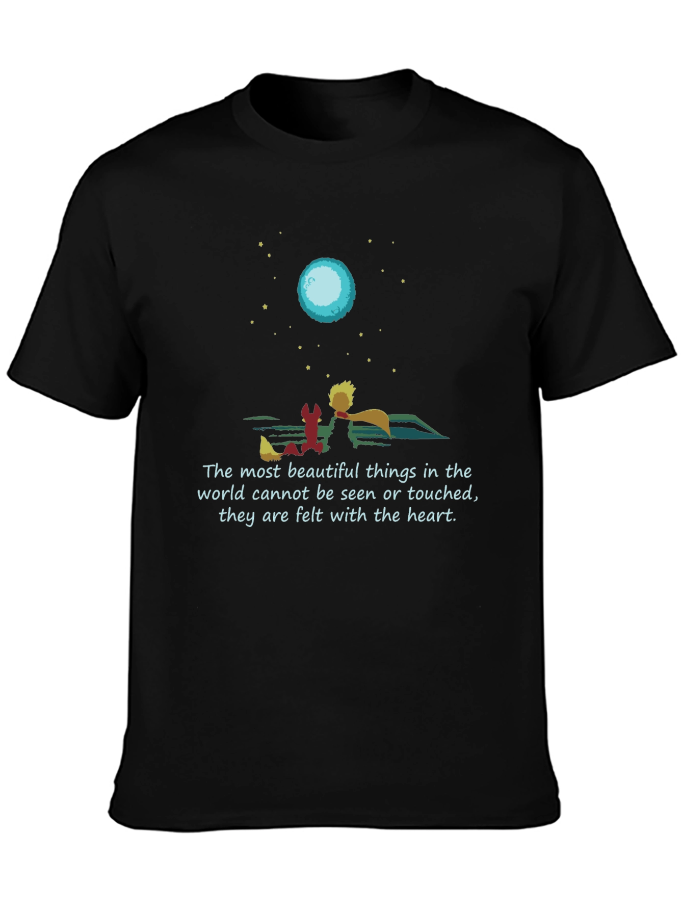 Little Prince T-Shirt: Felt With The Heart