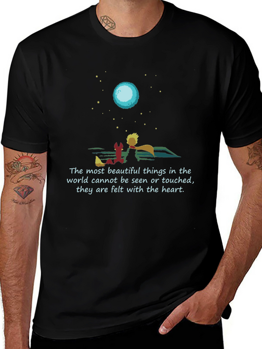 Little Prince T-Shirt: Felt With The Heart