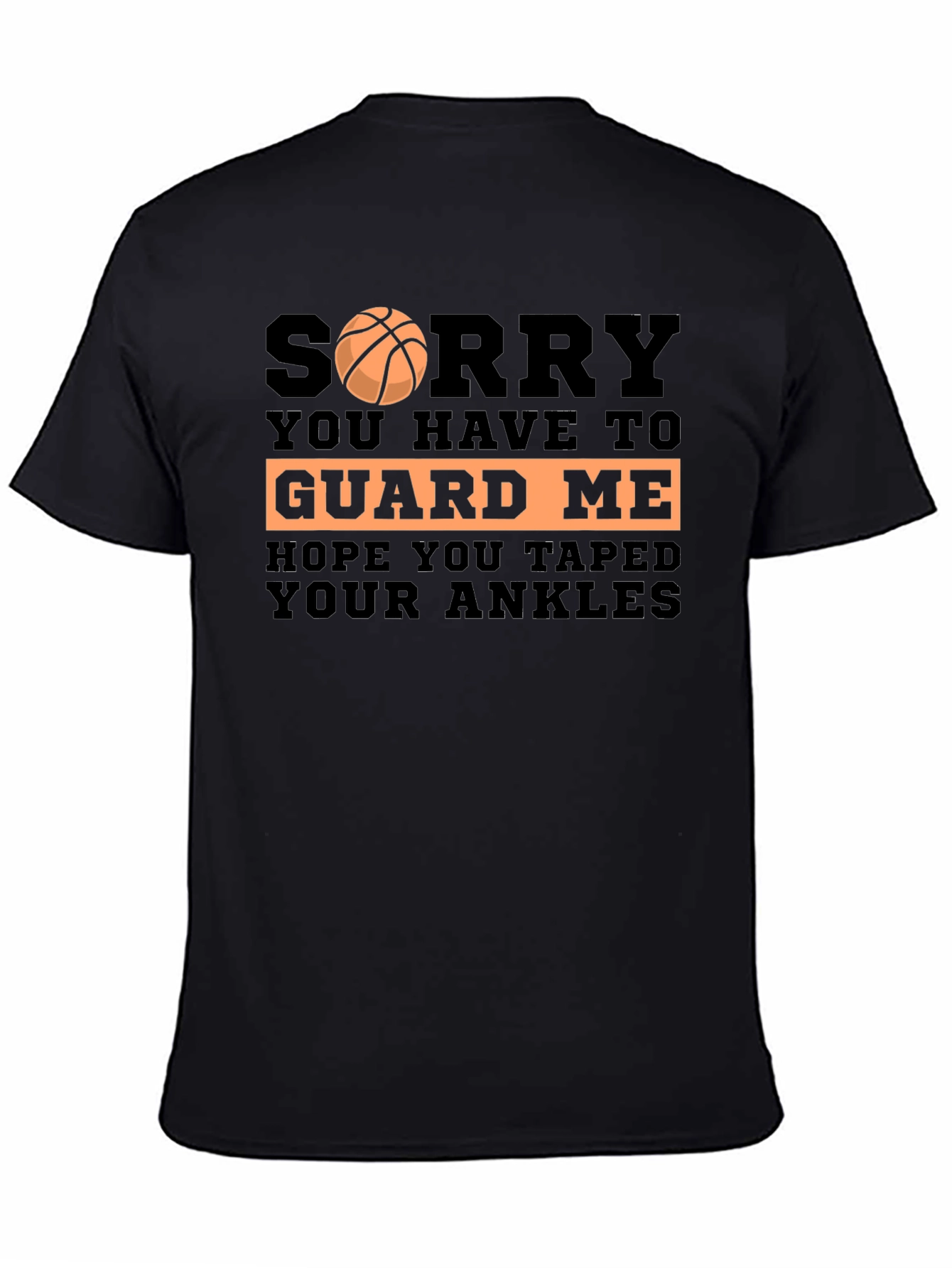 Funny Basketball Player Graphic T-Shirt
