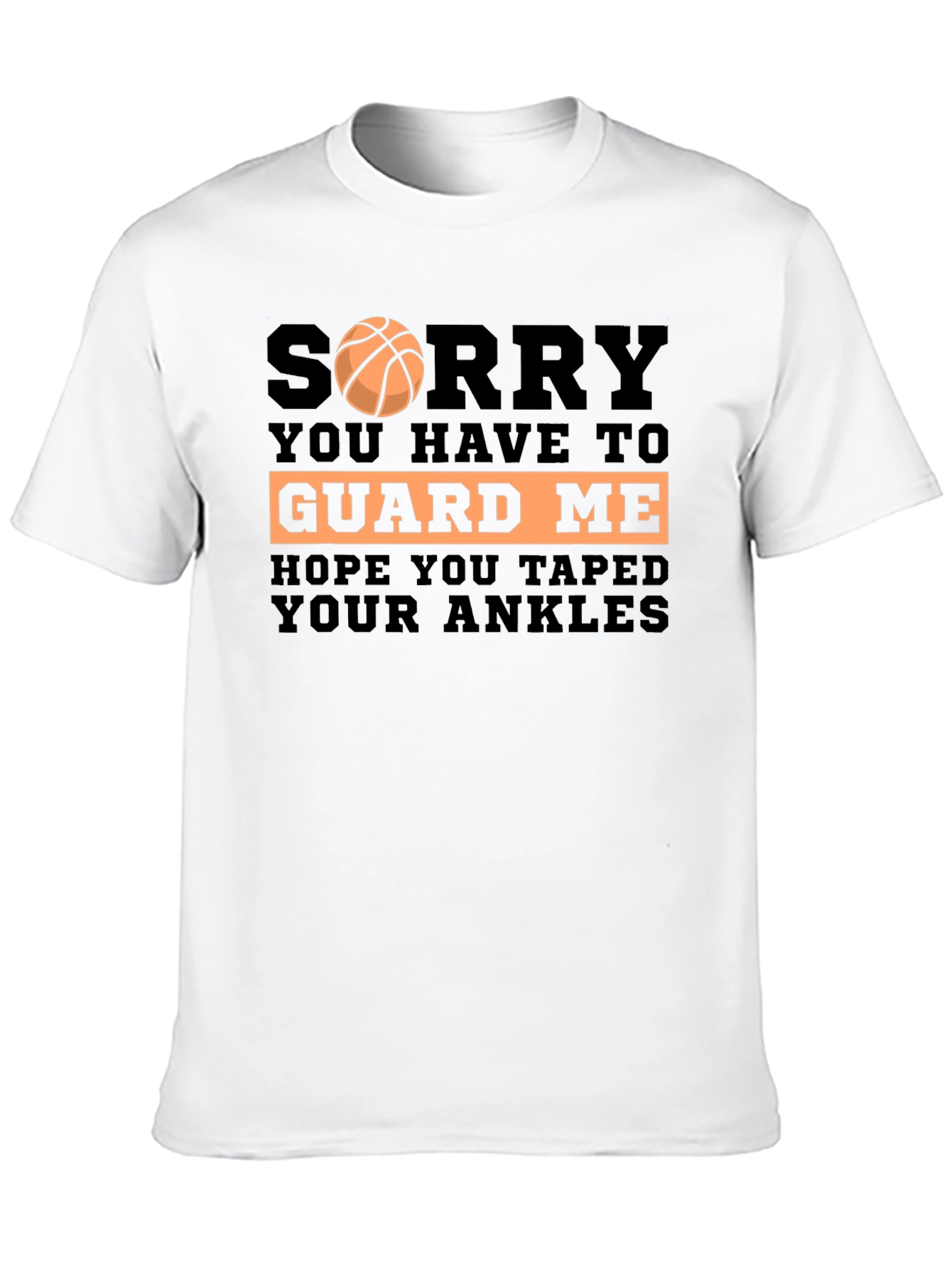 Funny Basketball Player Graphic T-Shirt