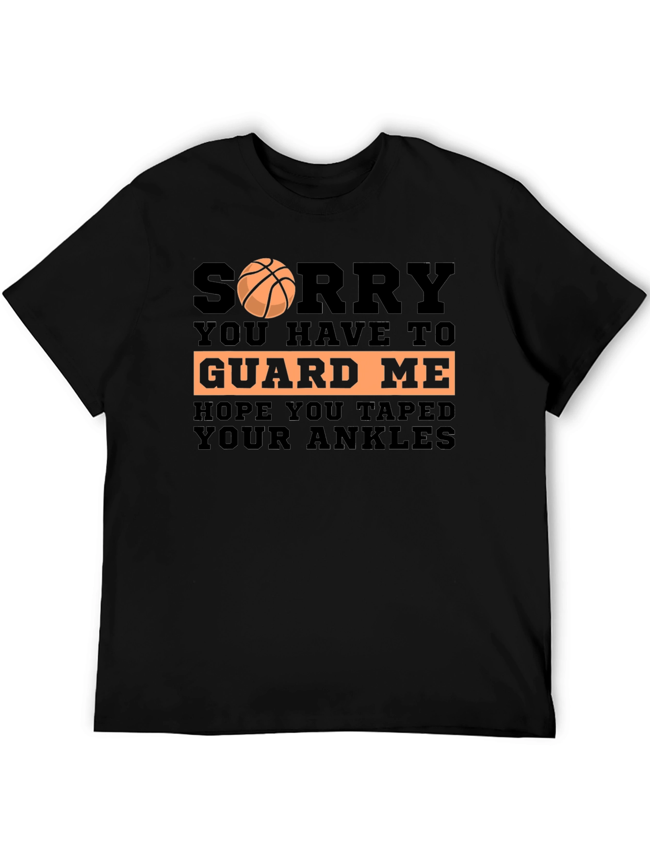 Funny Basketball Player Graphic T-Shirt