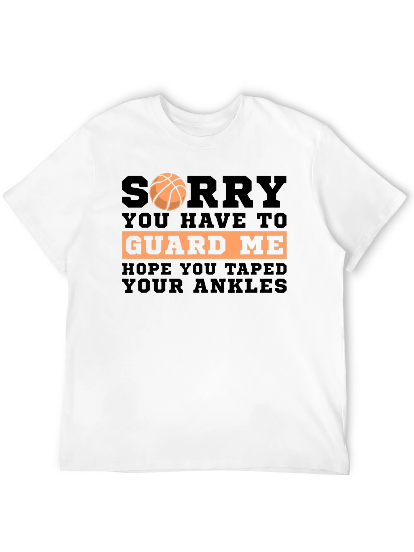 Funny Basketball Player Graphic T-Shirt