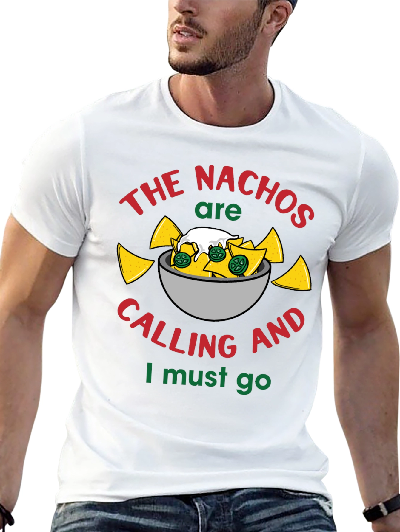 Nachos are Calling T-Shirt - Funny Foodie Tee