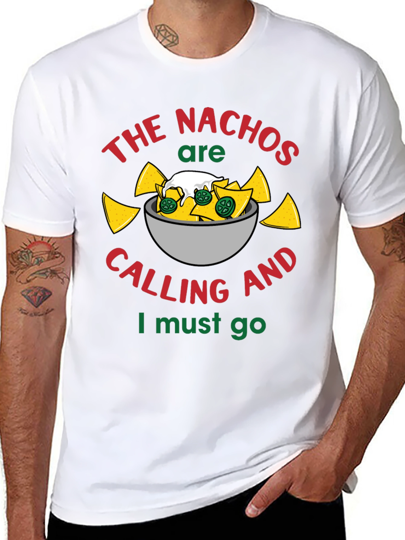 Nachos are Calling T-Shirt - Funny Foodie Tee