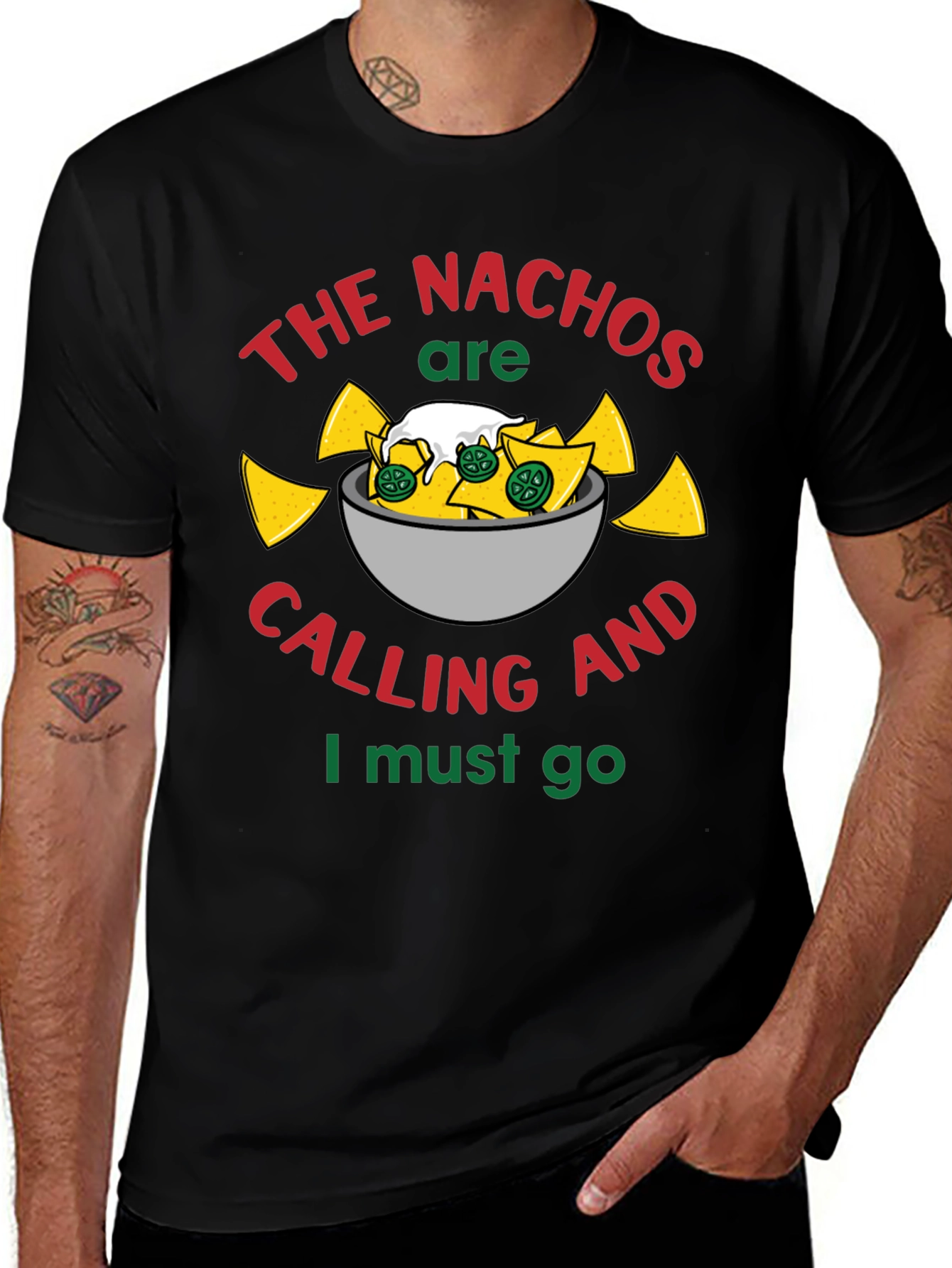 Nachos are Calling T-Shirt - Funny Foodie Tee