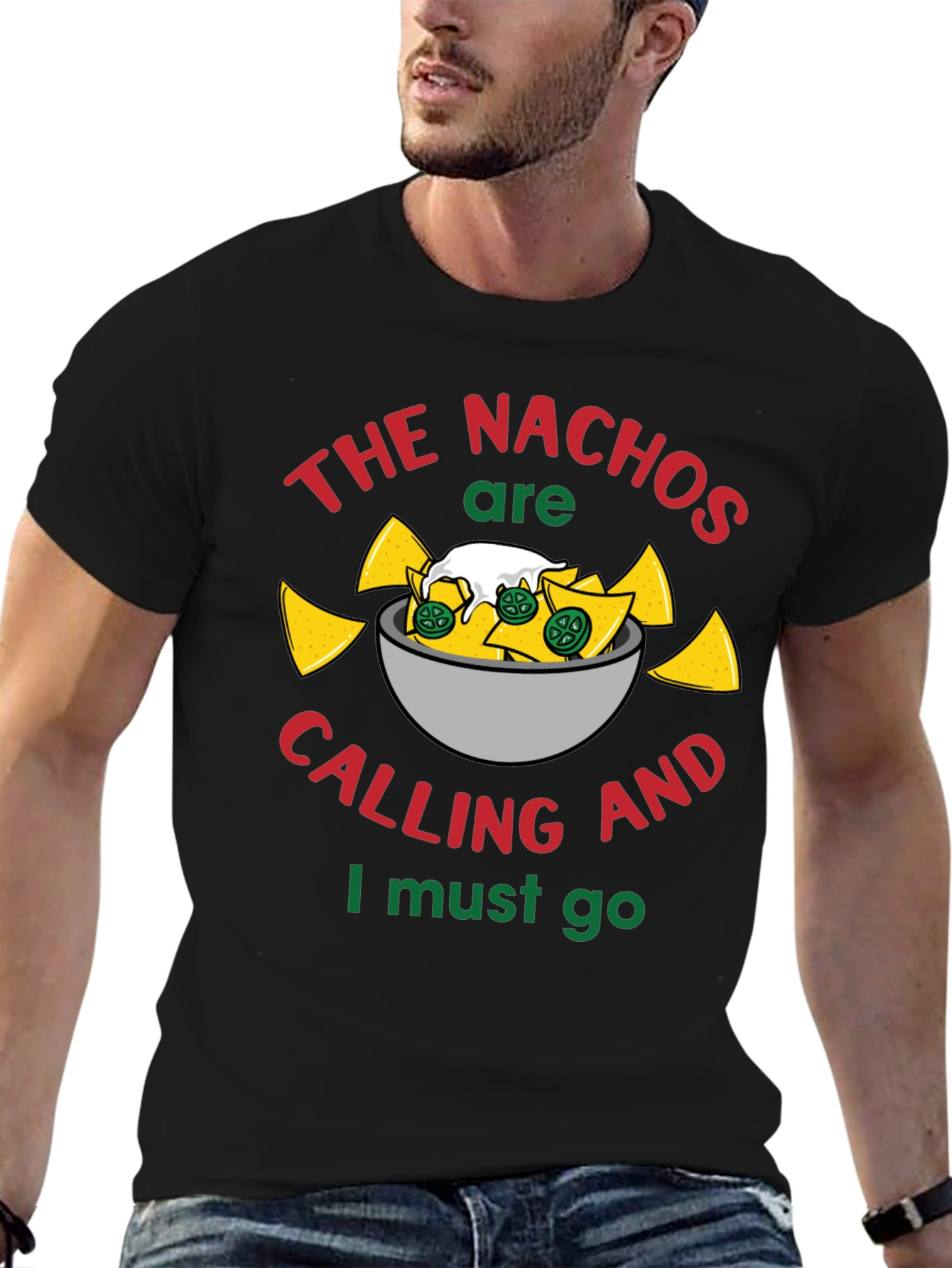 Nachos are Calling T-Shirt - Funny Foodie Tee