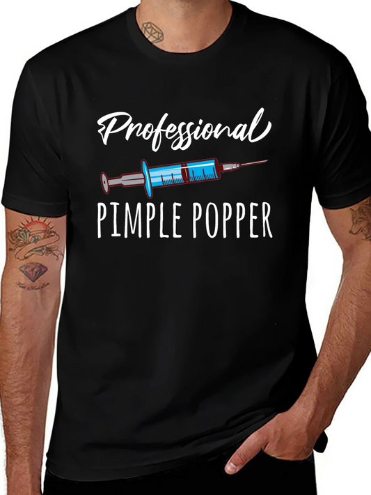 Professional Pimple Popper T-Shirt Novelty Graphic Tee