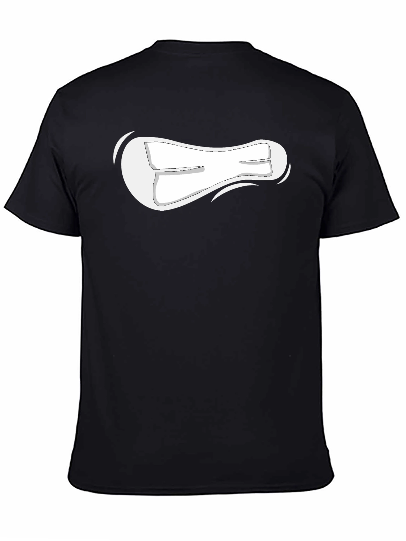 Funny Meat Cut T-Shirt - Black
