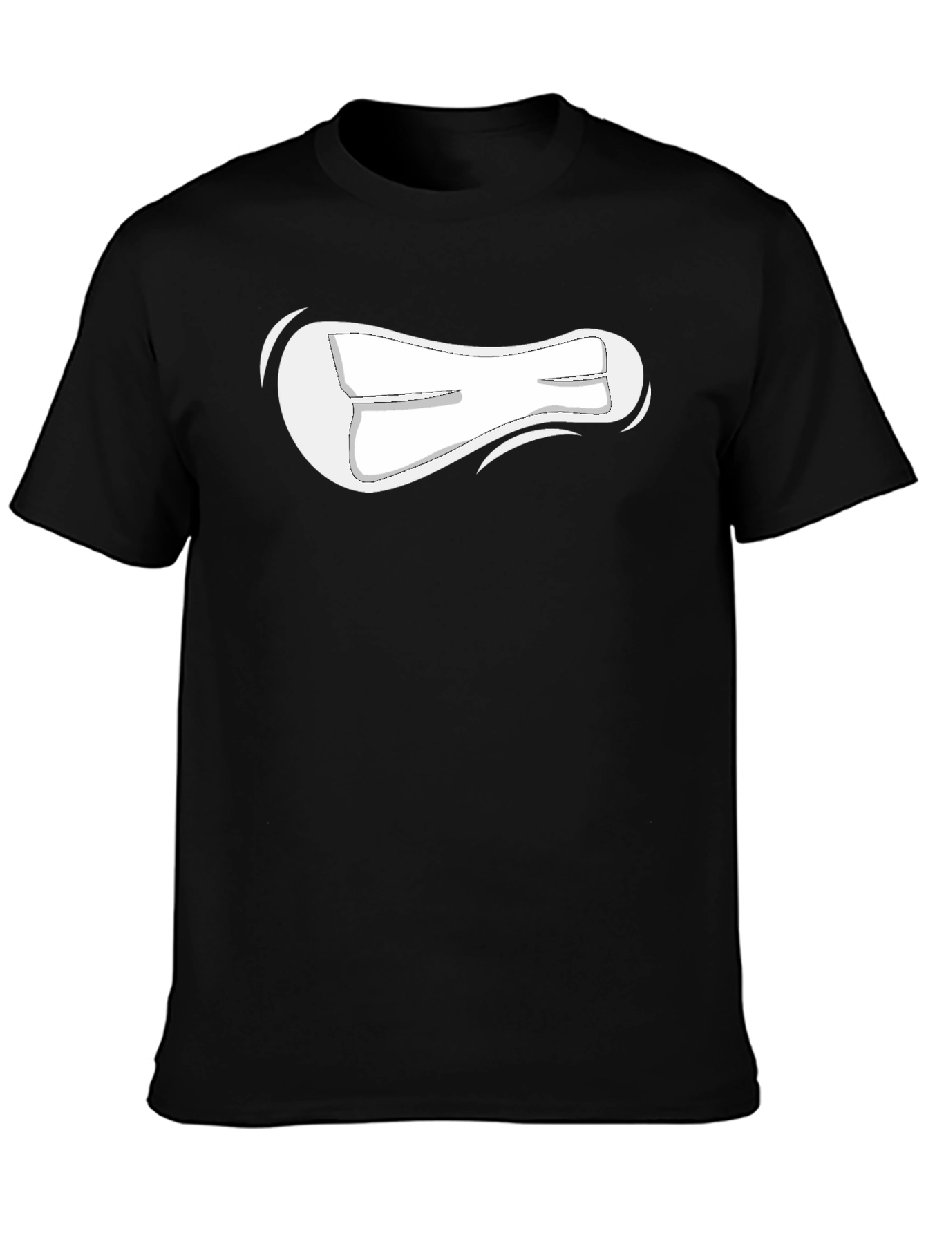 Funny Meat Cut T-Shirt - Black