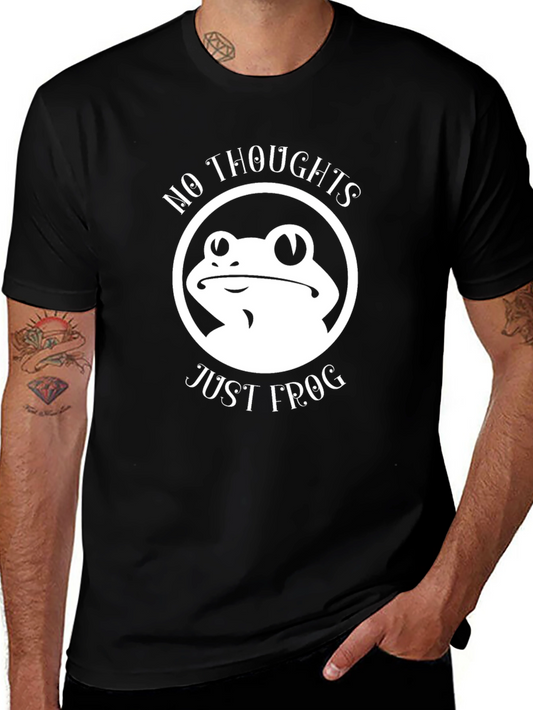 No Thoughts Just Frog T-Shirt Funny Graphic Tee