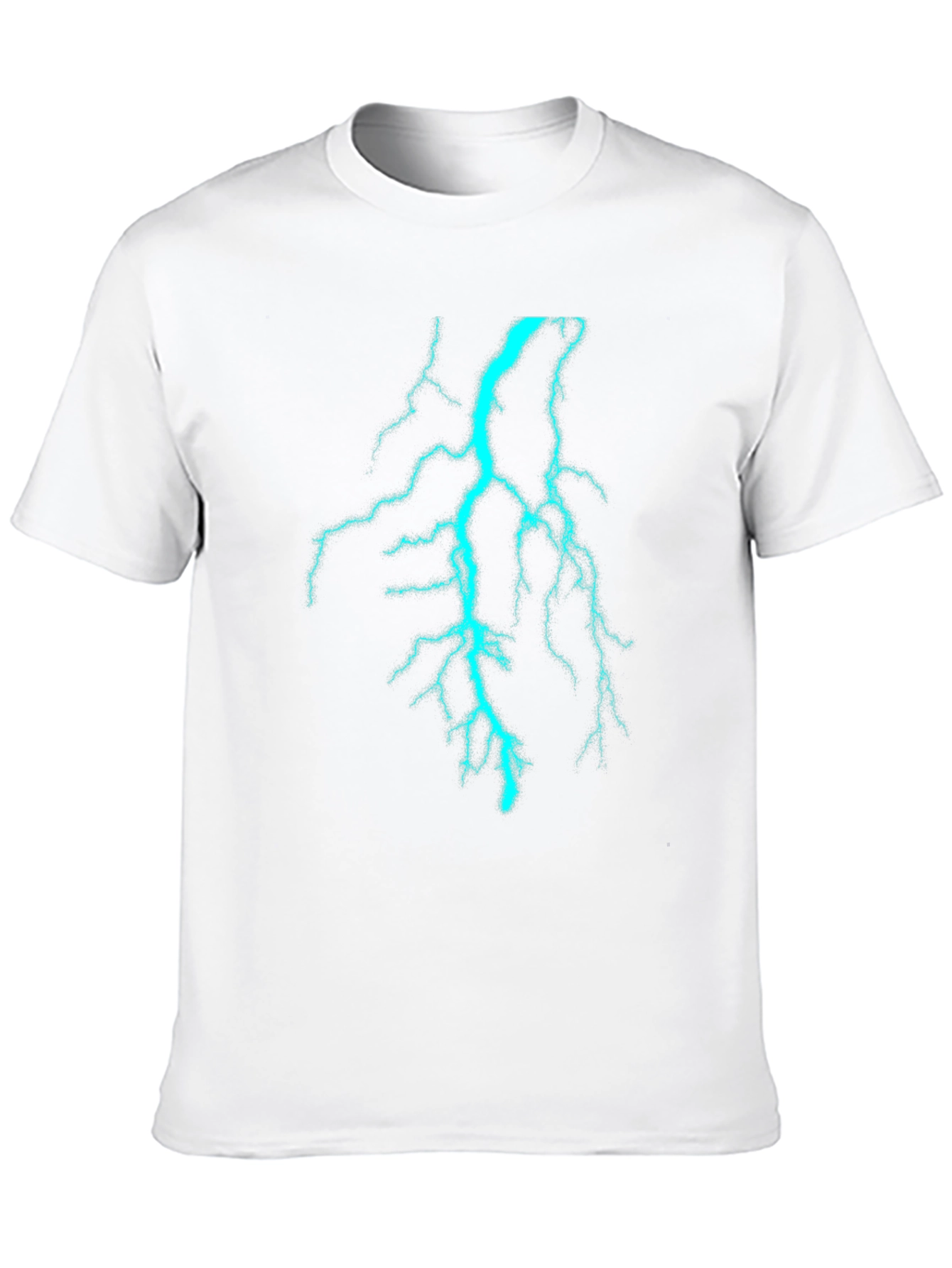 Electric Lightning Bolt Graphic T-Shirt