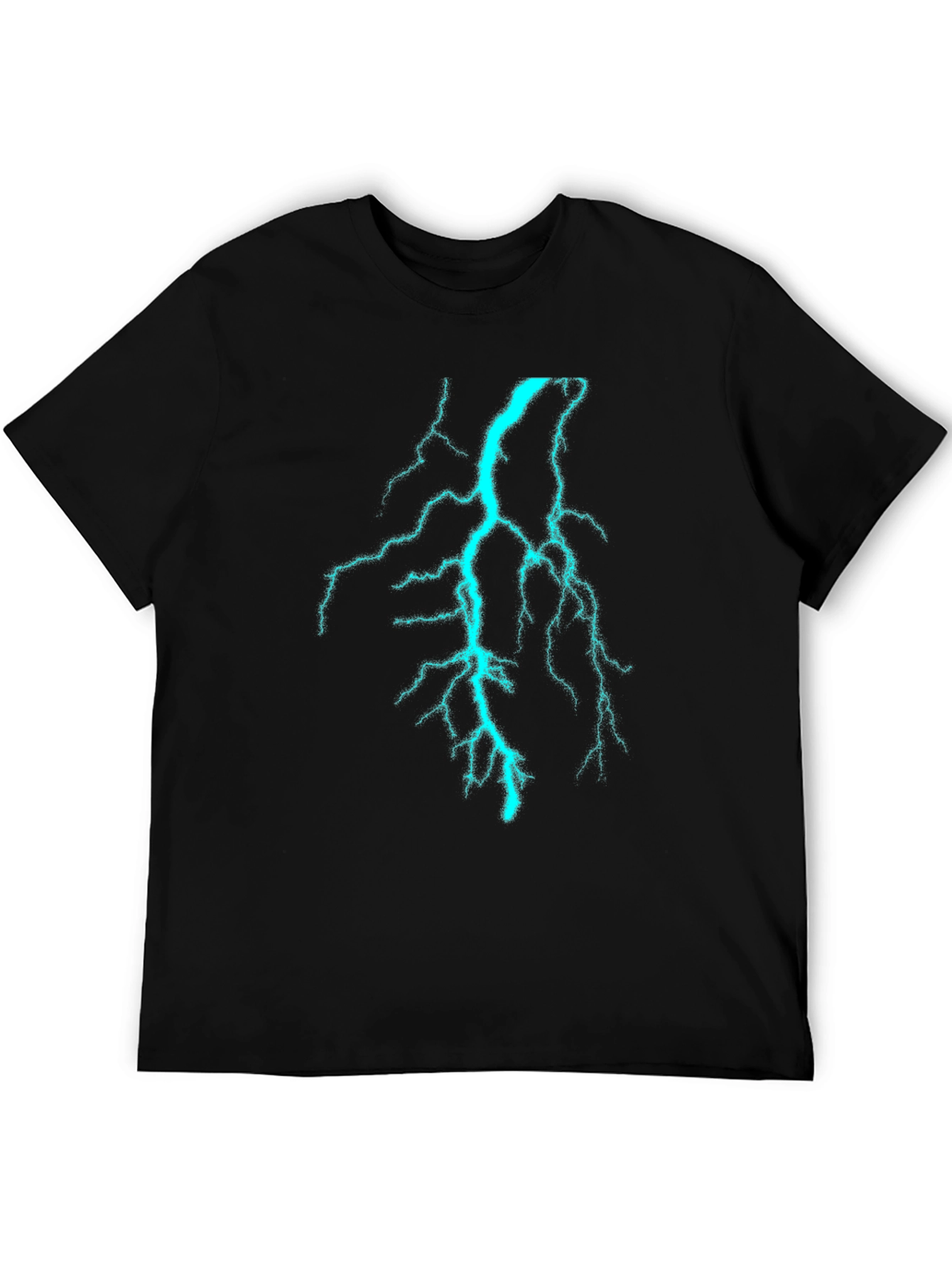 Electric Lightning Bolt Graphic T-Shirt