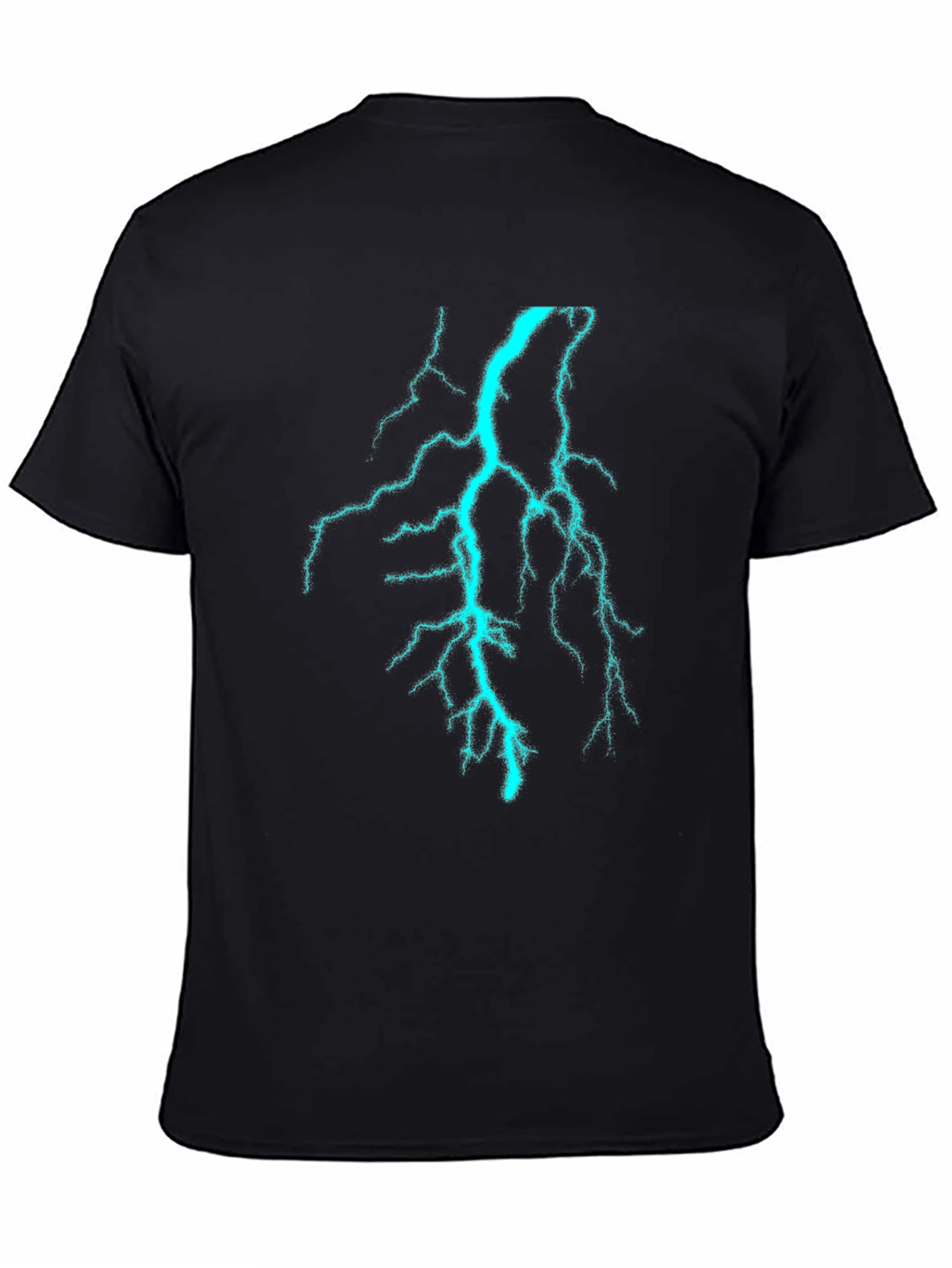 Electric Lightning Bolt Graphic T-Shirt