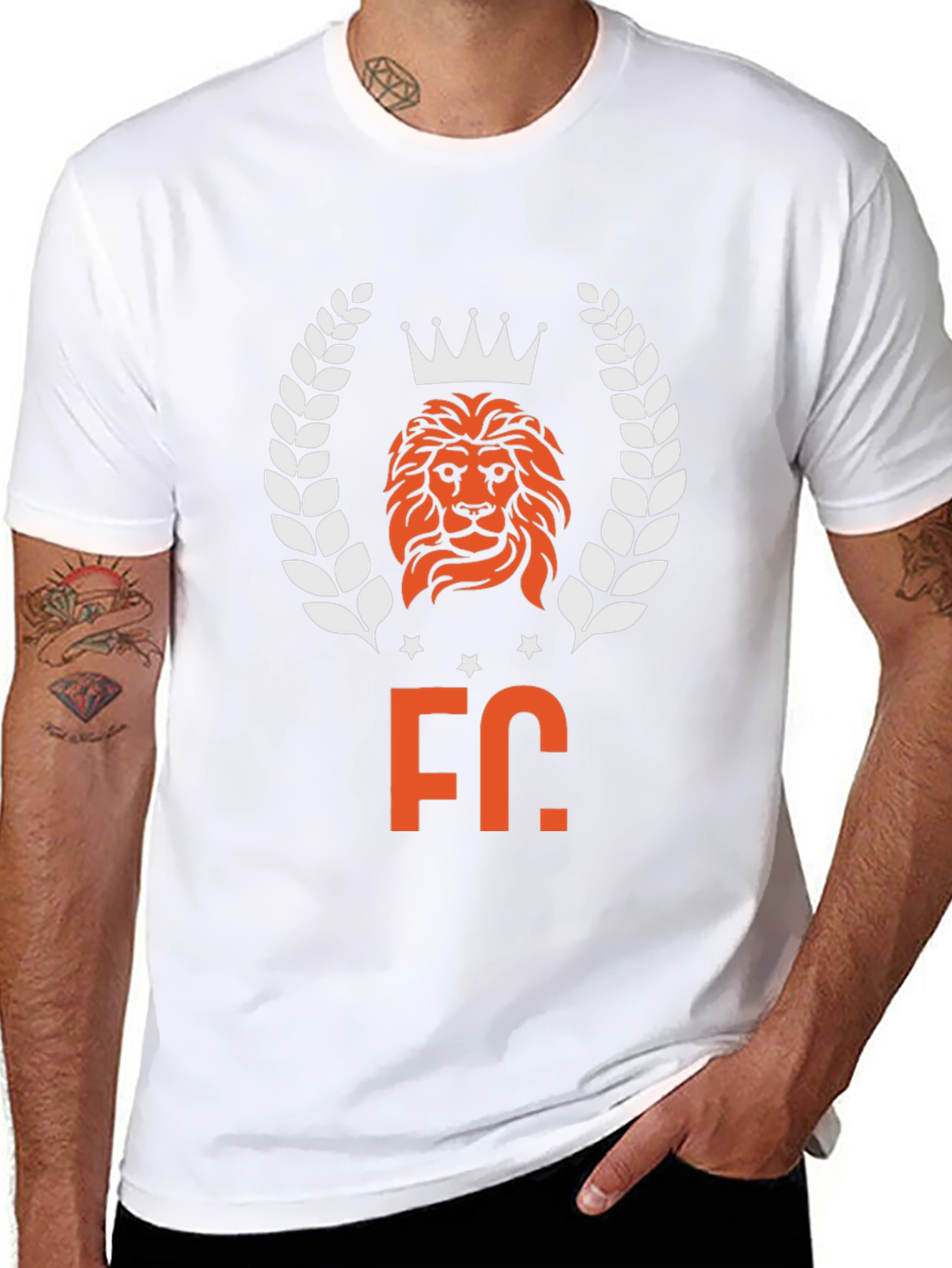Lion Crown FC Graphic Tee - Black