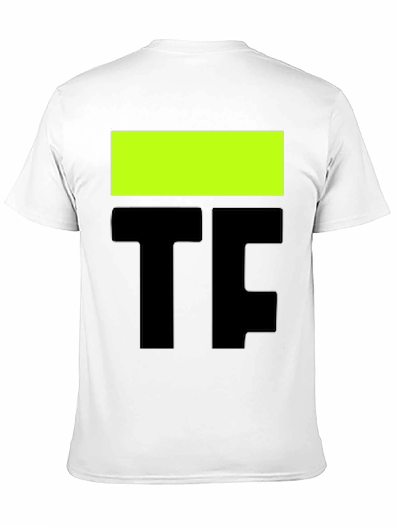 Bold Graphic Tee - Black with Neon Accent