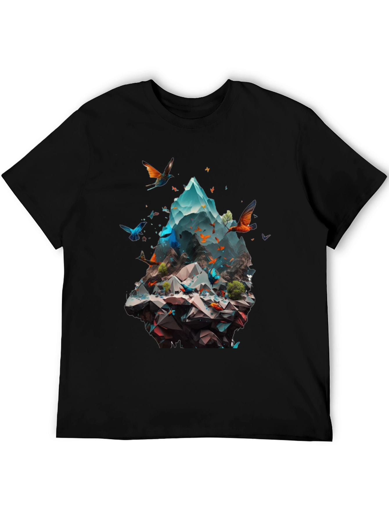 Mountain & Butterfly Graphic Tee