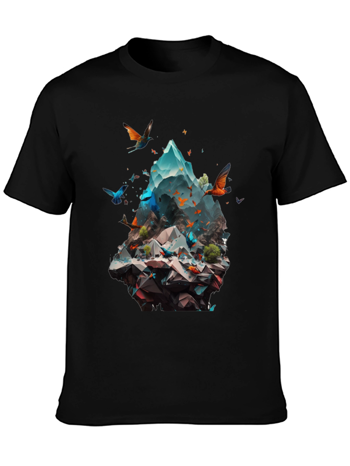 Mountain & Butterfly Graphic Tee
